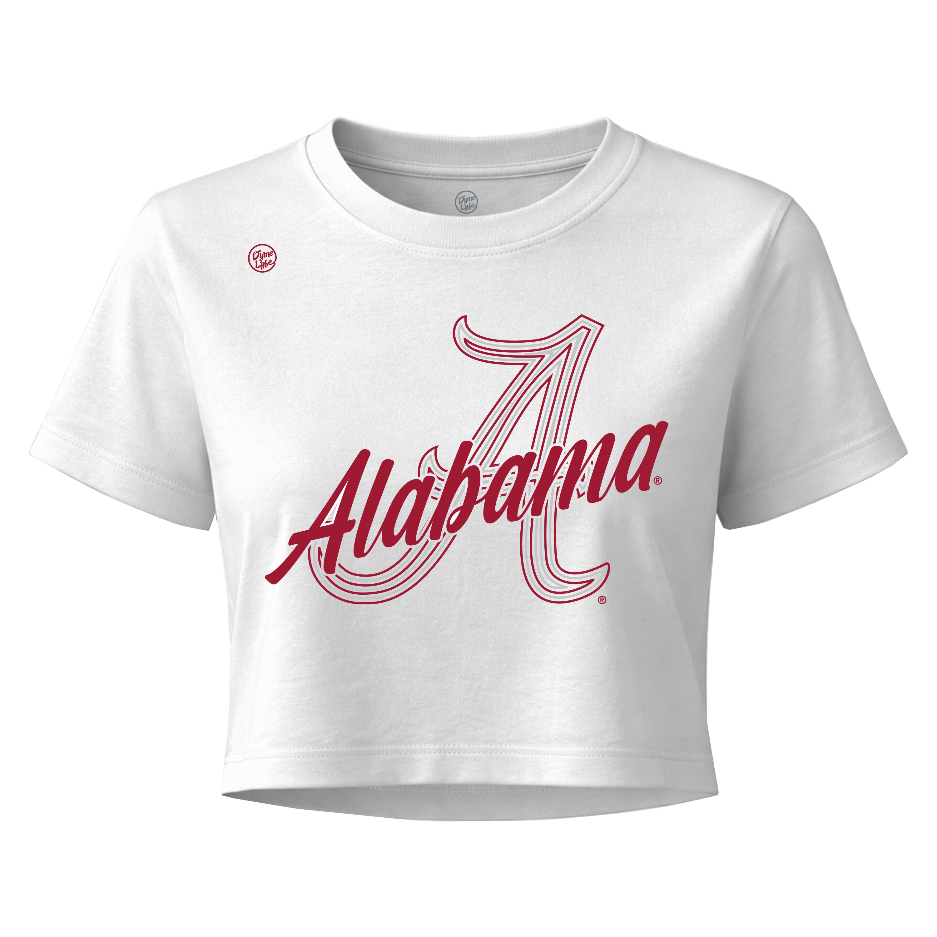 Alabama Crimson Tide Women's Vice Script Crop Top