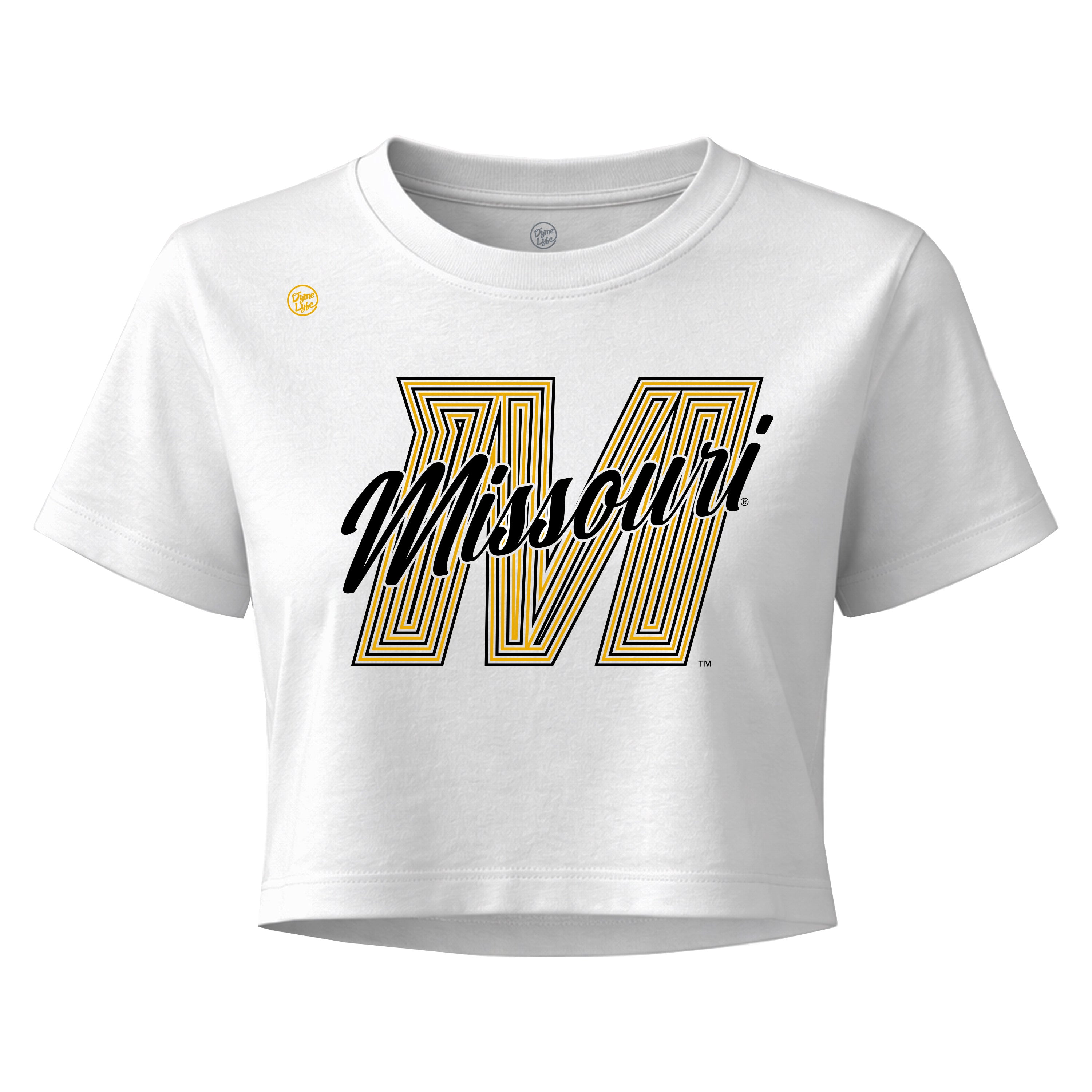 Missouri Tigers Women's Vice Script Crop Top