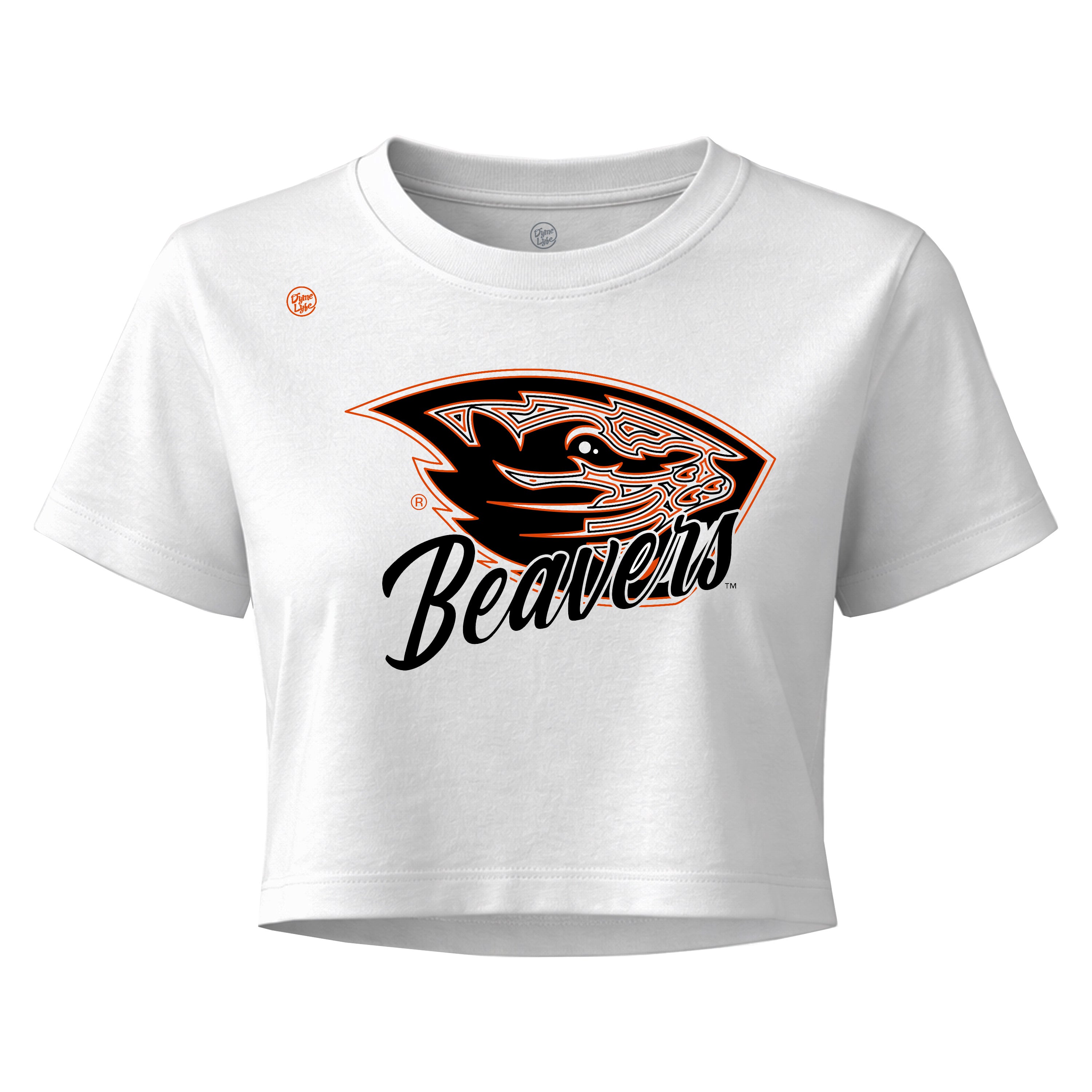 Oregon State Beavers Women's Vice Script Crop Top