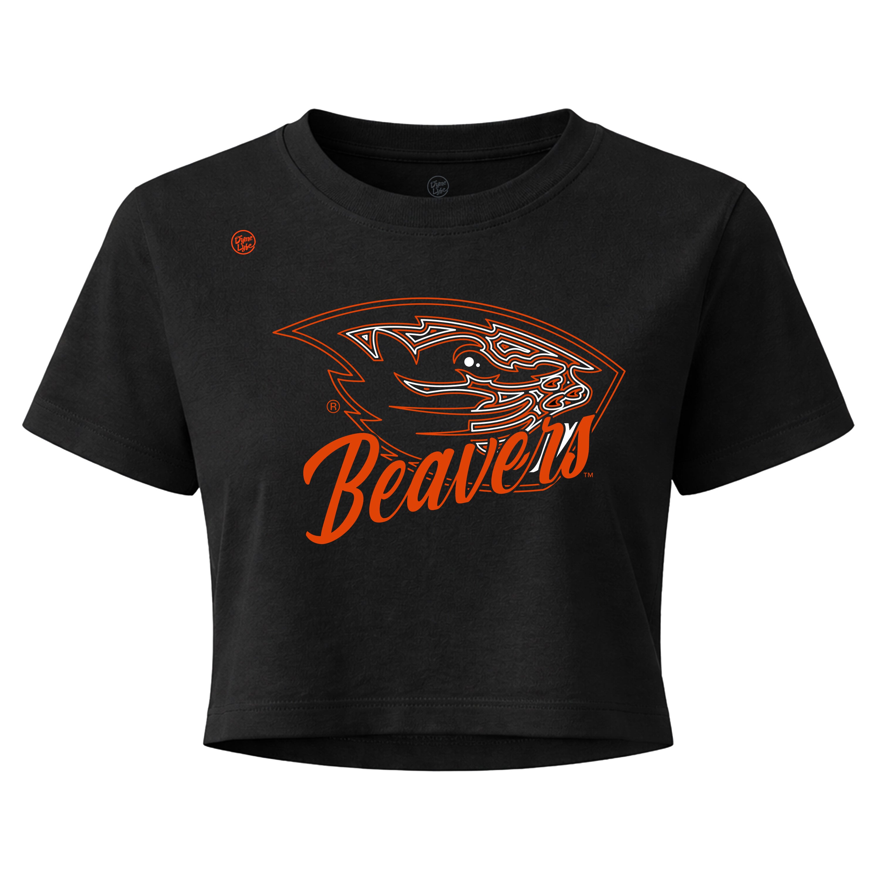 Oregon State Beavers Women's Vice Script Crop Top