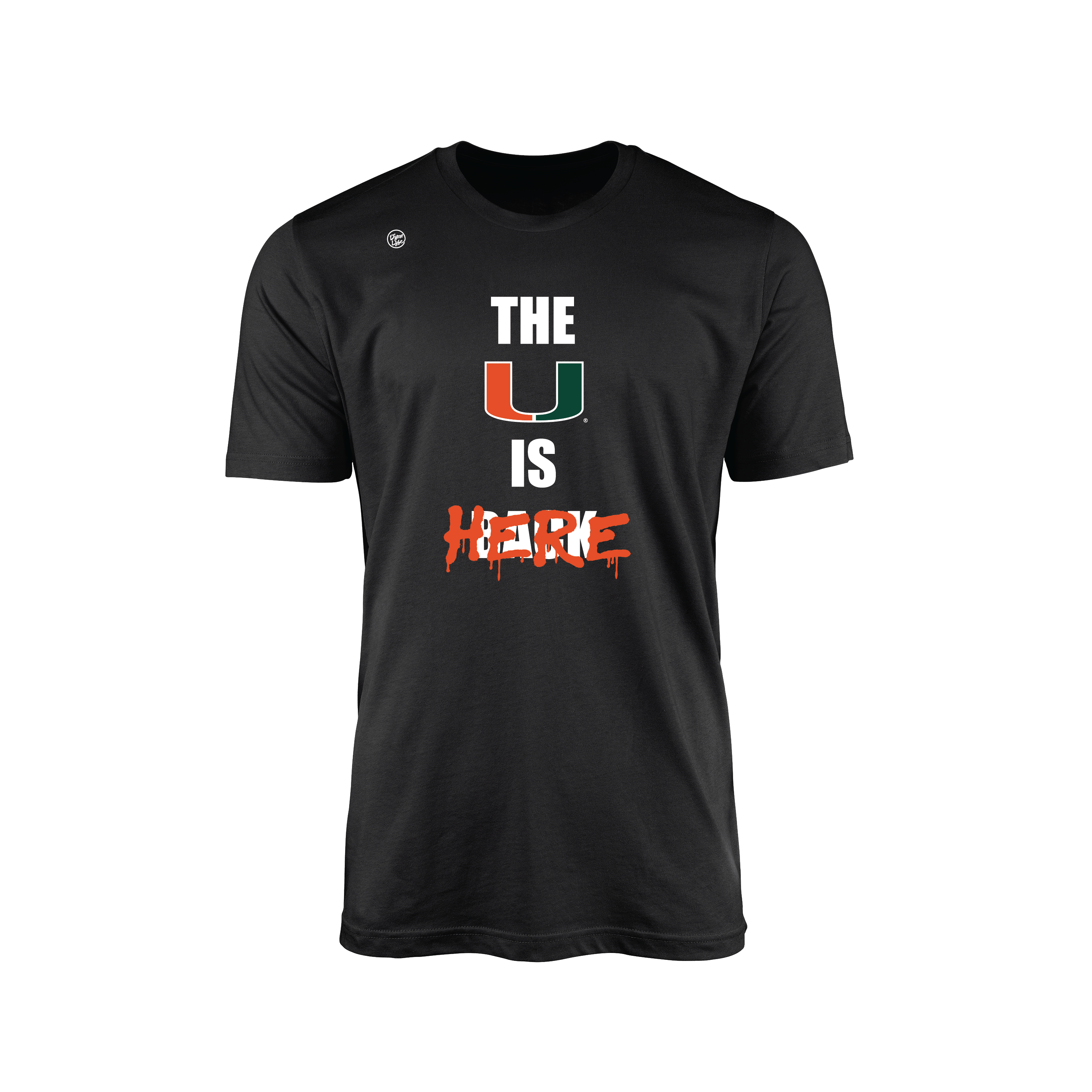 Miami Hurricanes Men's U Is Here Tee