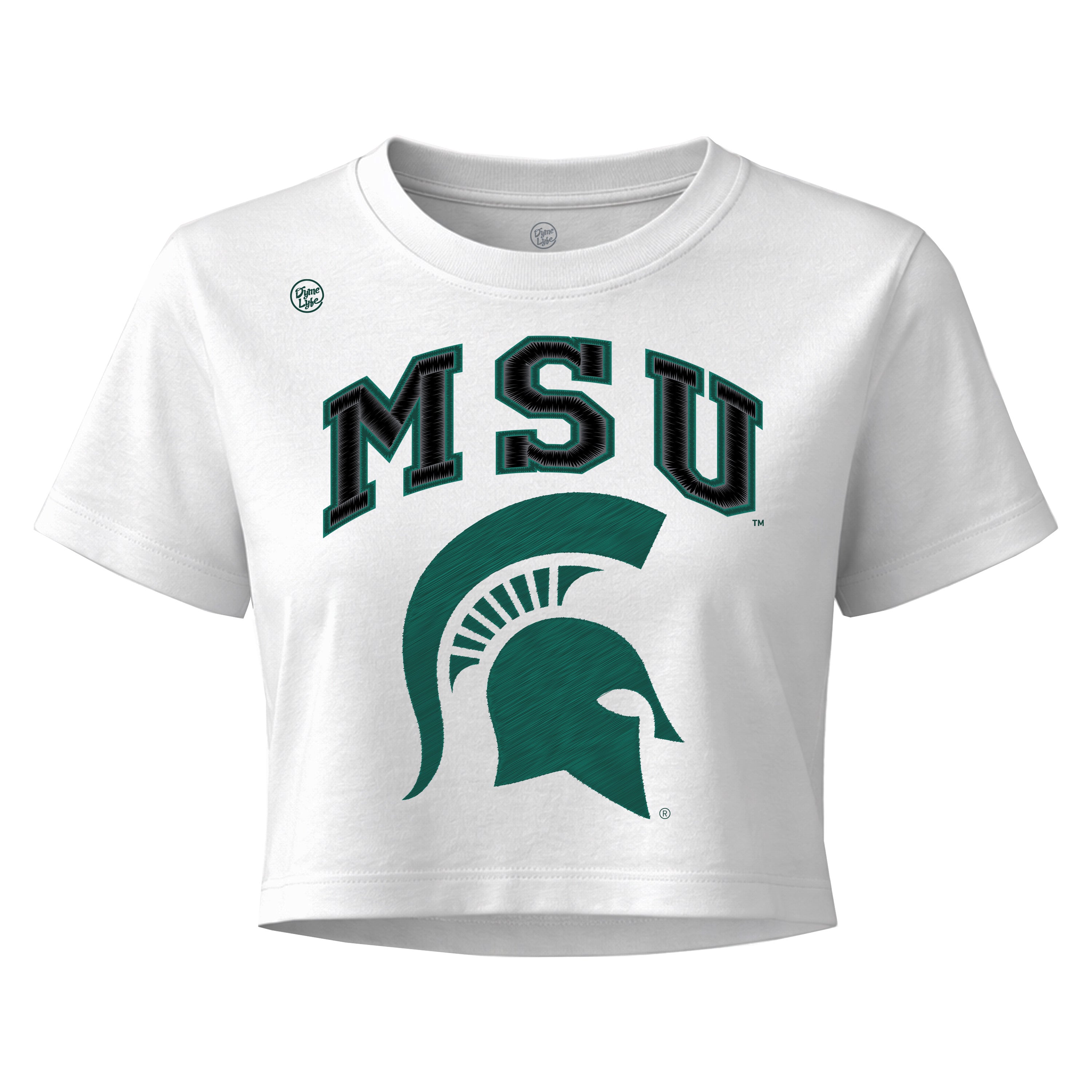 Michigan State Spartans Women's Vintage Arch Crop Top