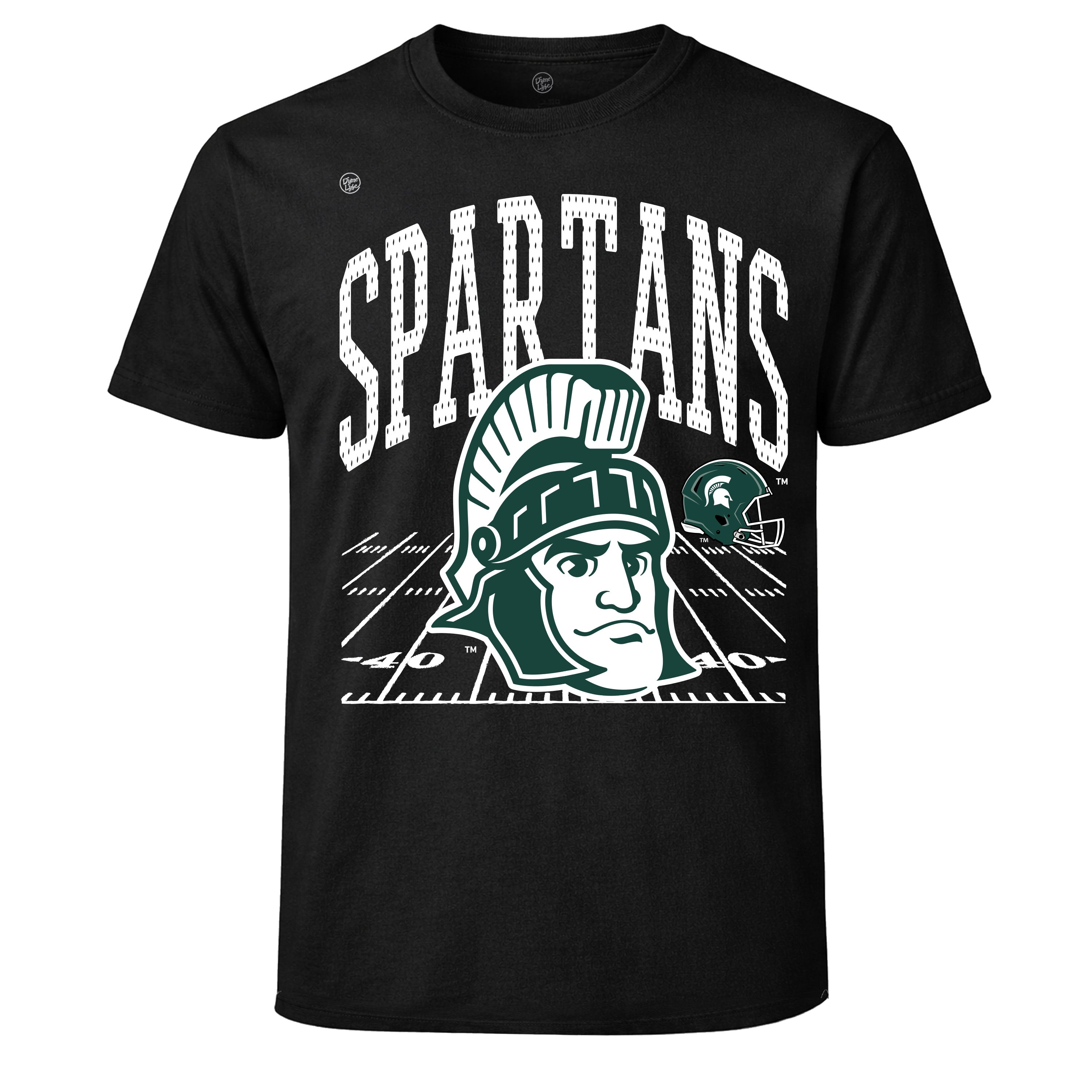 Michigan State Spartans Men's Logo Field Tee