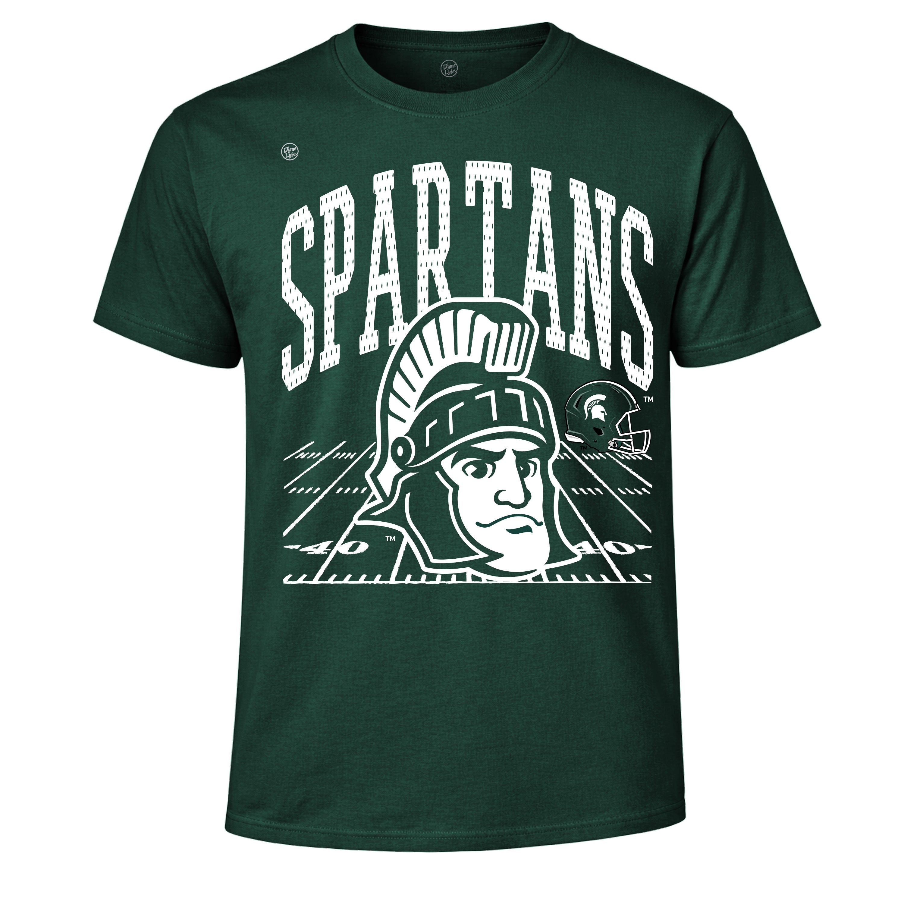 Michigan State Spartans Men's Logo Field Tee