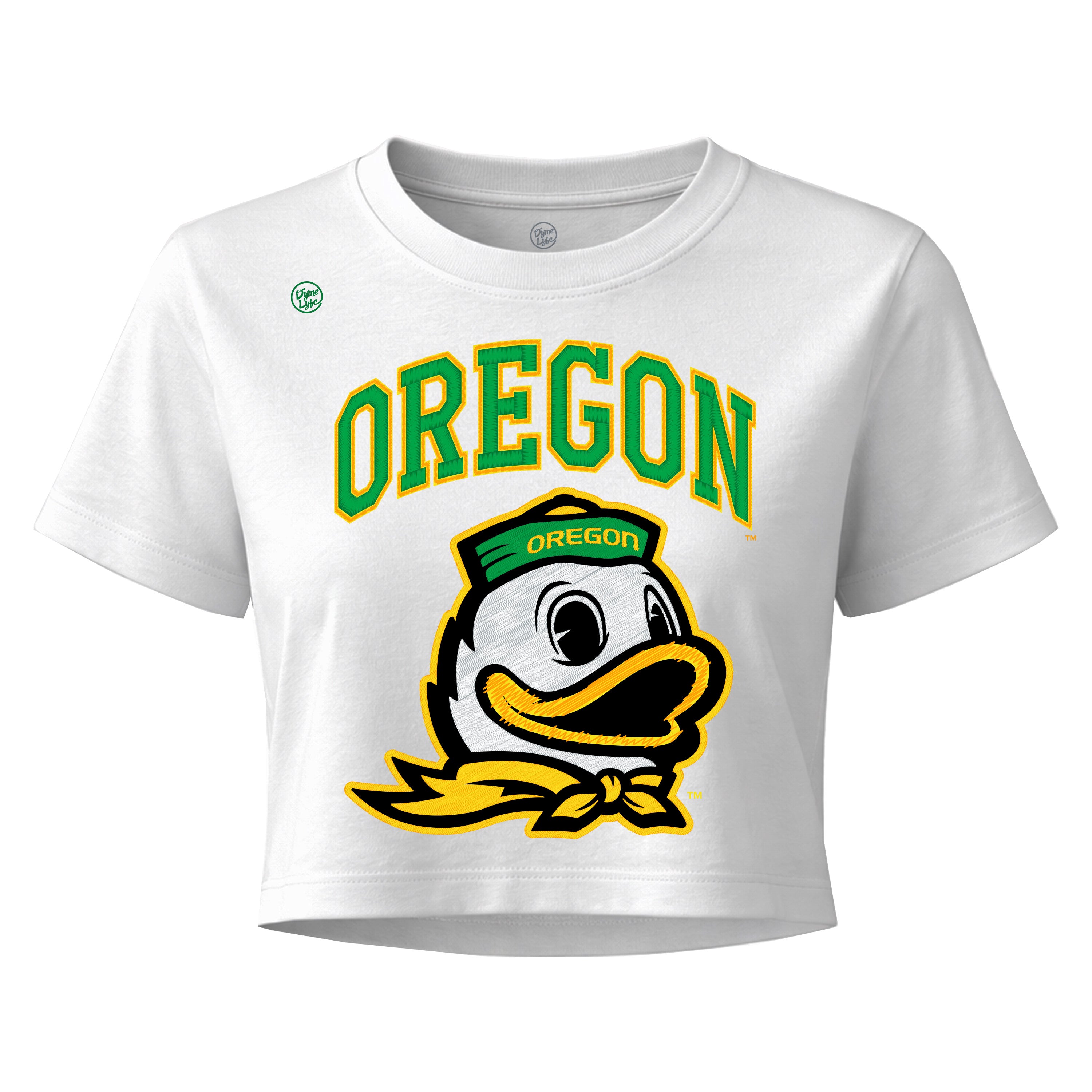 Oregon Ducks Women's Vintage Arch Crop Top