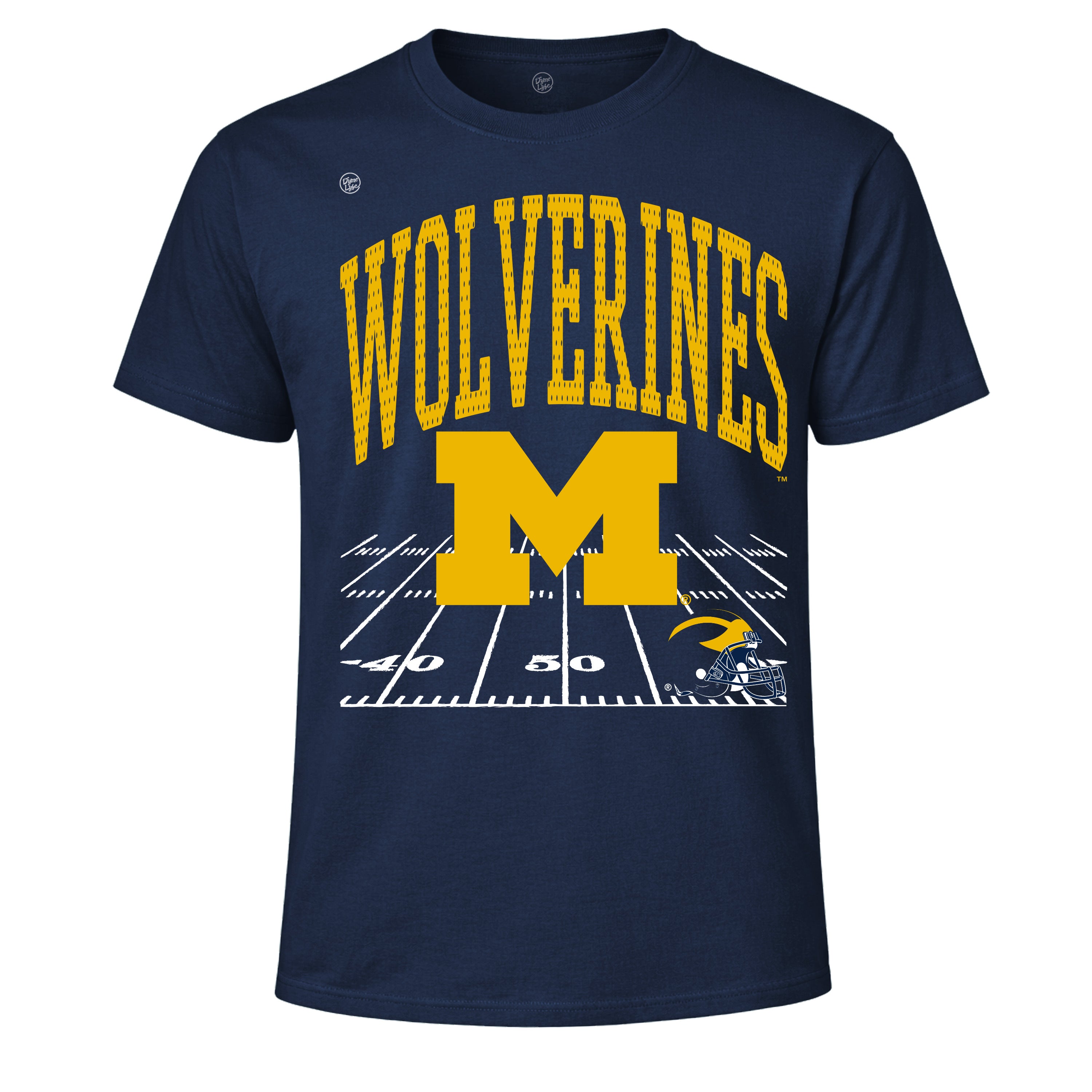 Michigan Wolverines Men's Logo FieldTee