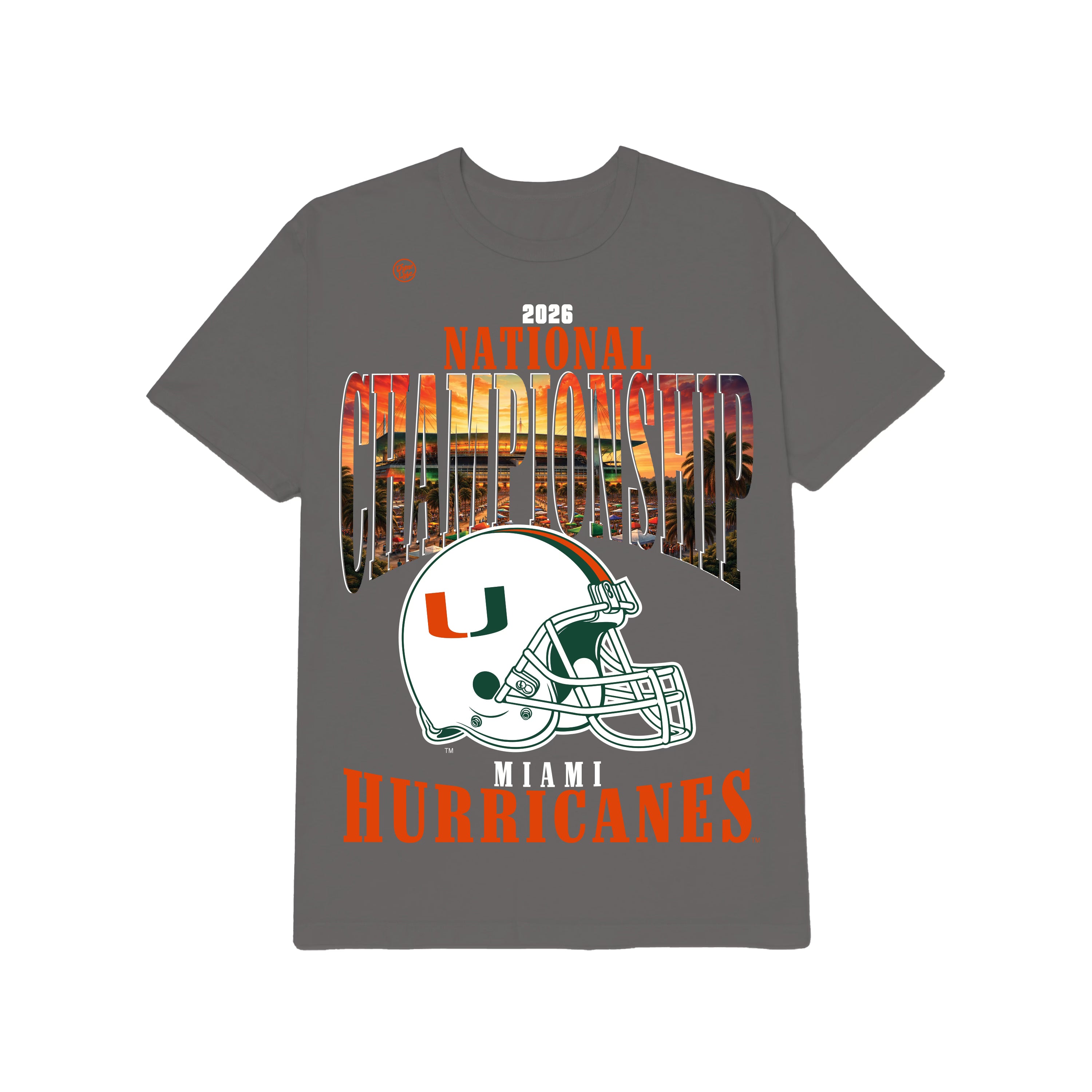 Miami Hurricanes Men's National Championship Tee