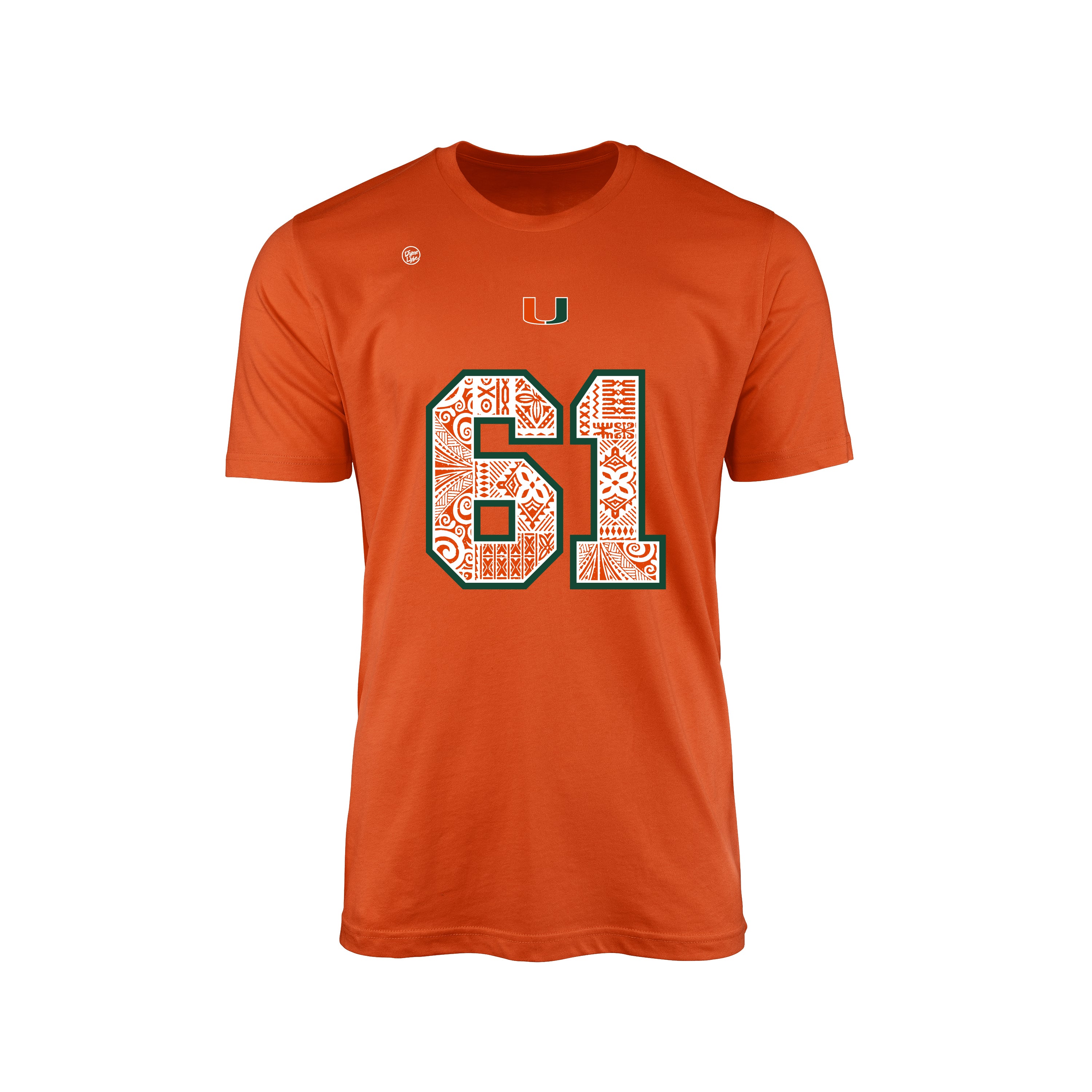 Miami Hurricanes Men's Francis Name & Number Tee