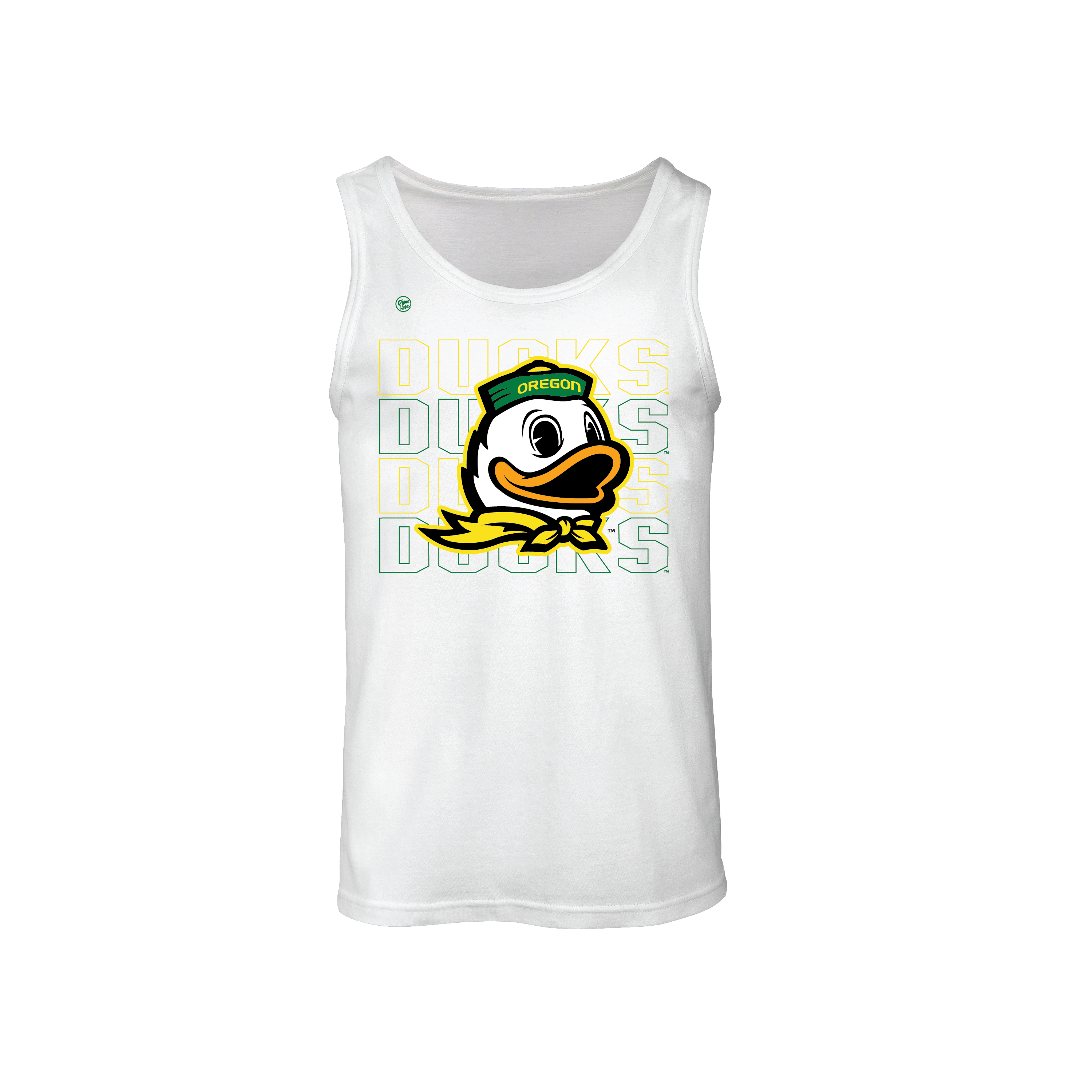 Oregon Ducks Men's Stacked Tank
