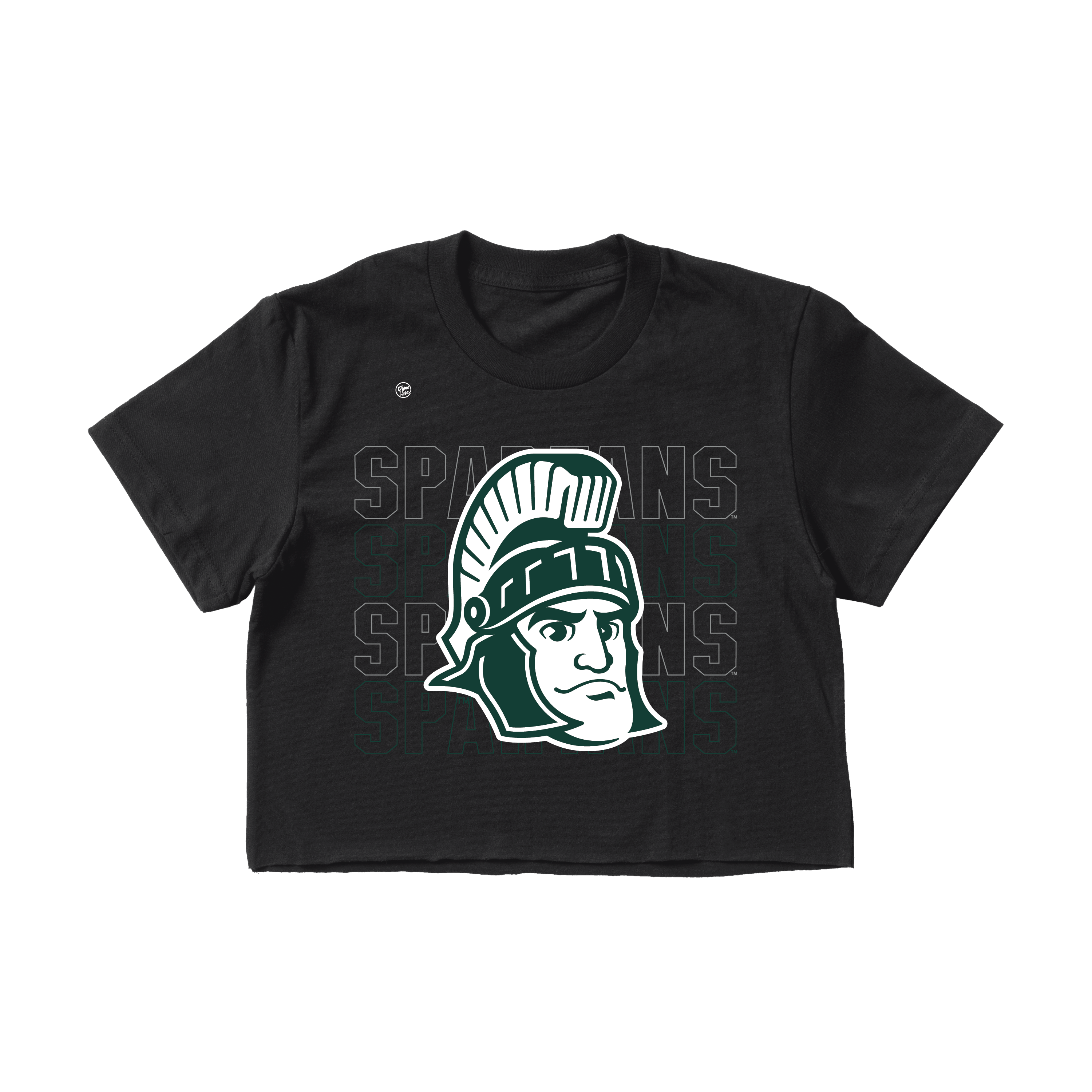 Michigan State Spartans Women's Stacked Crop