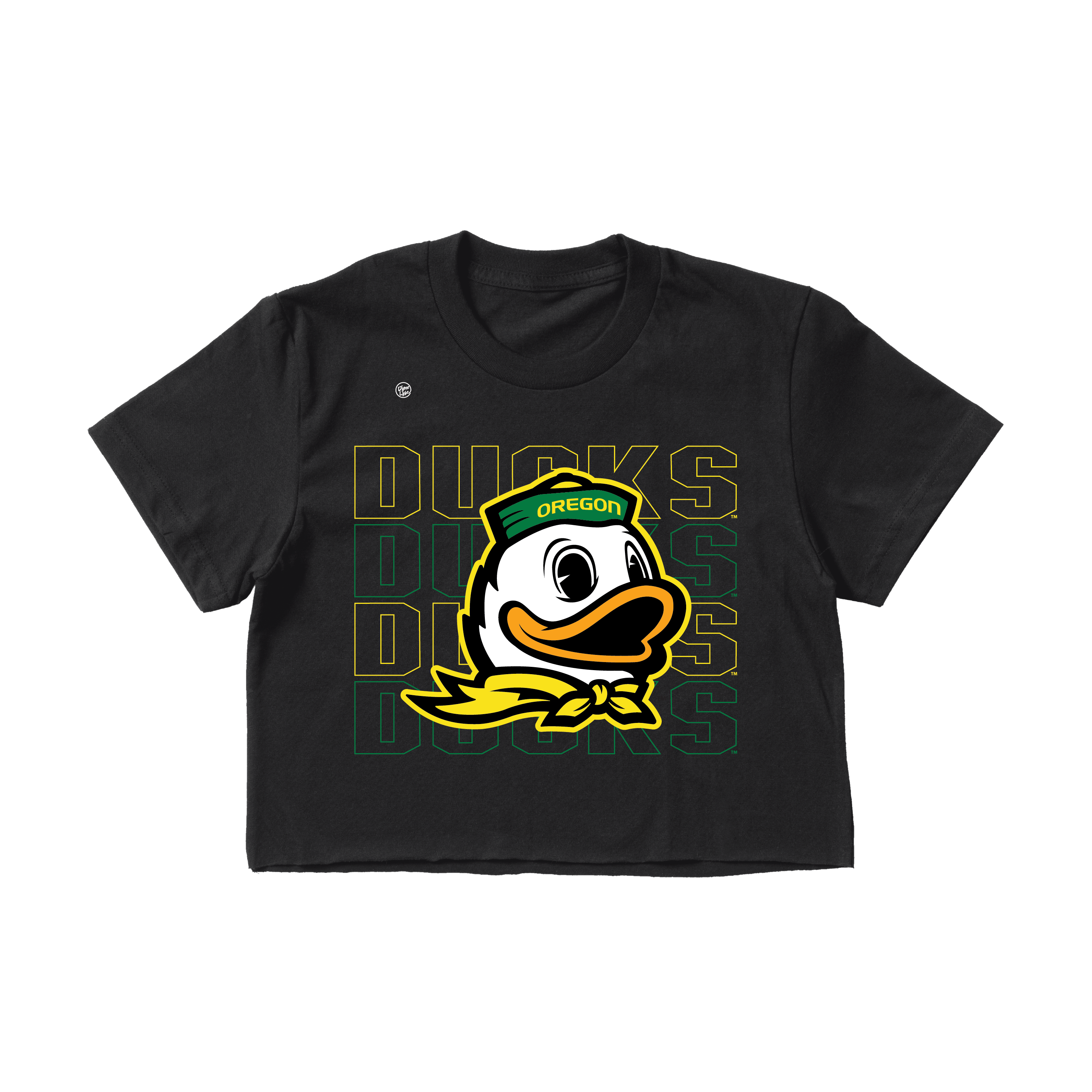 Oregon Ducks Women's Stacked Crop