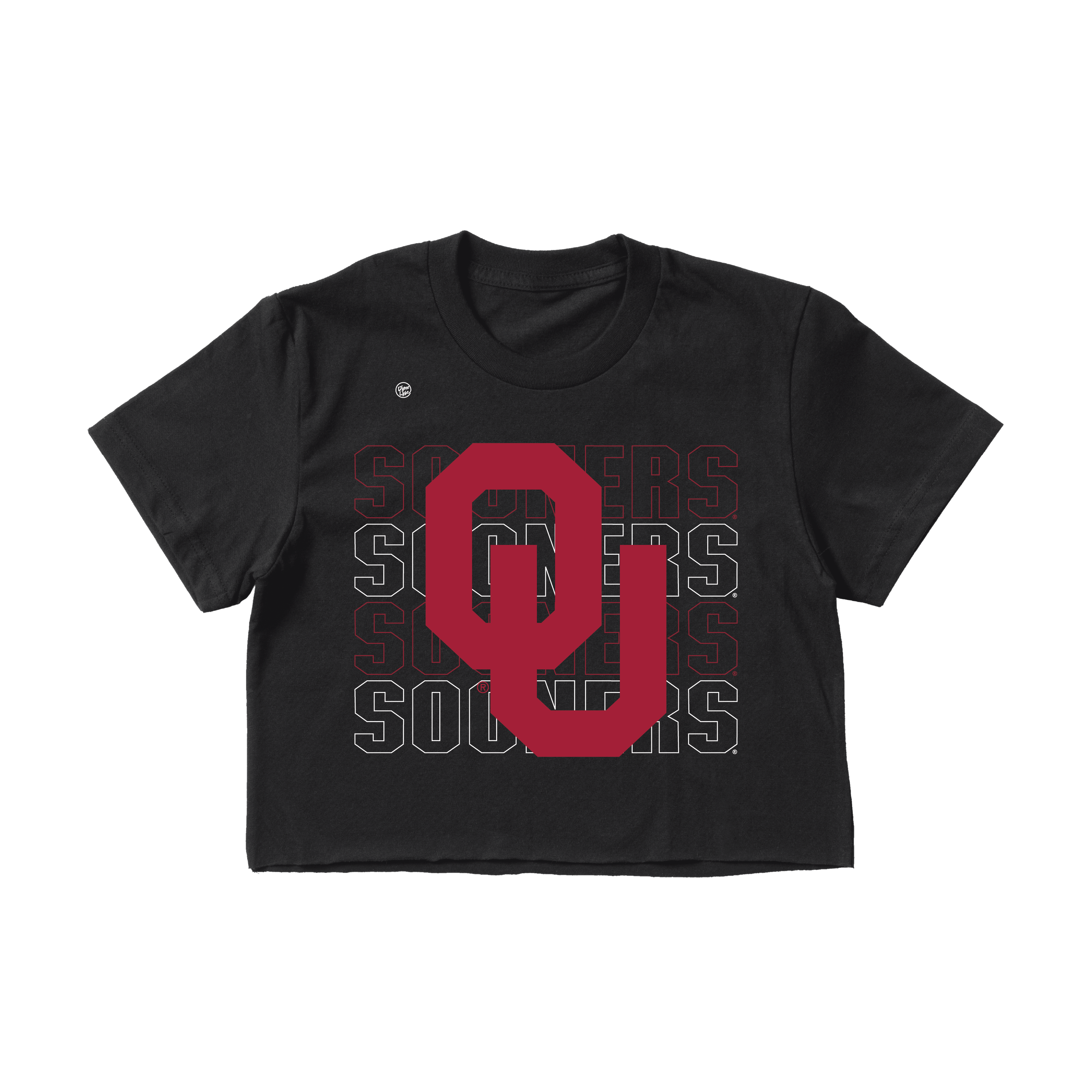 Oklahoma Sooners Women's Stacked Crop