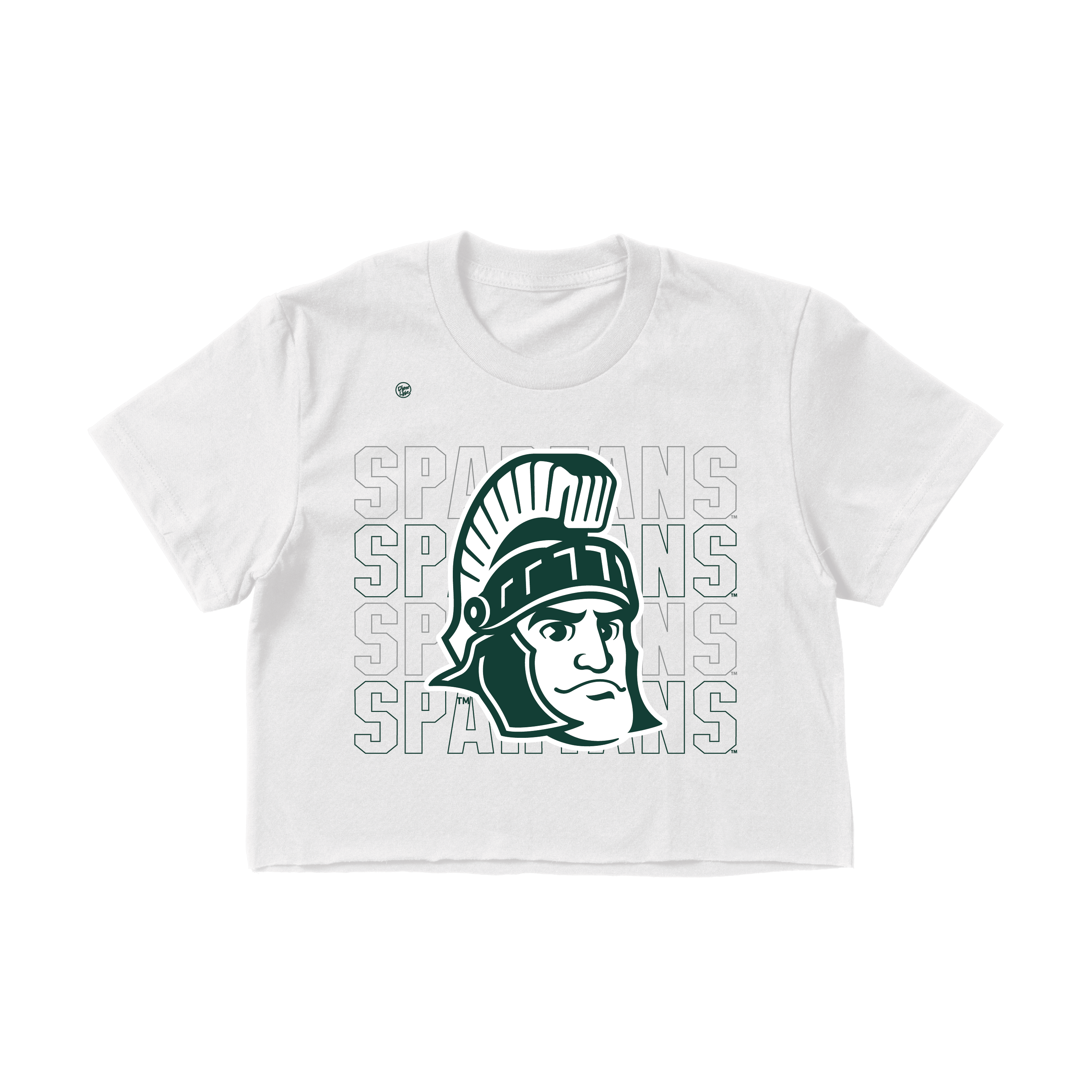 Michigan State Spartans Women's Stacked Crop