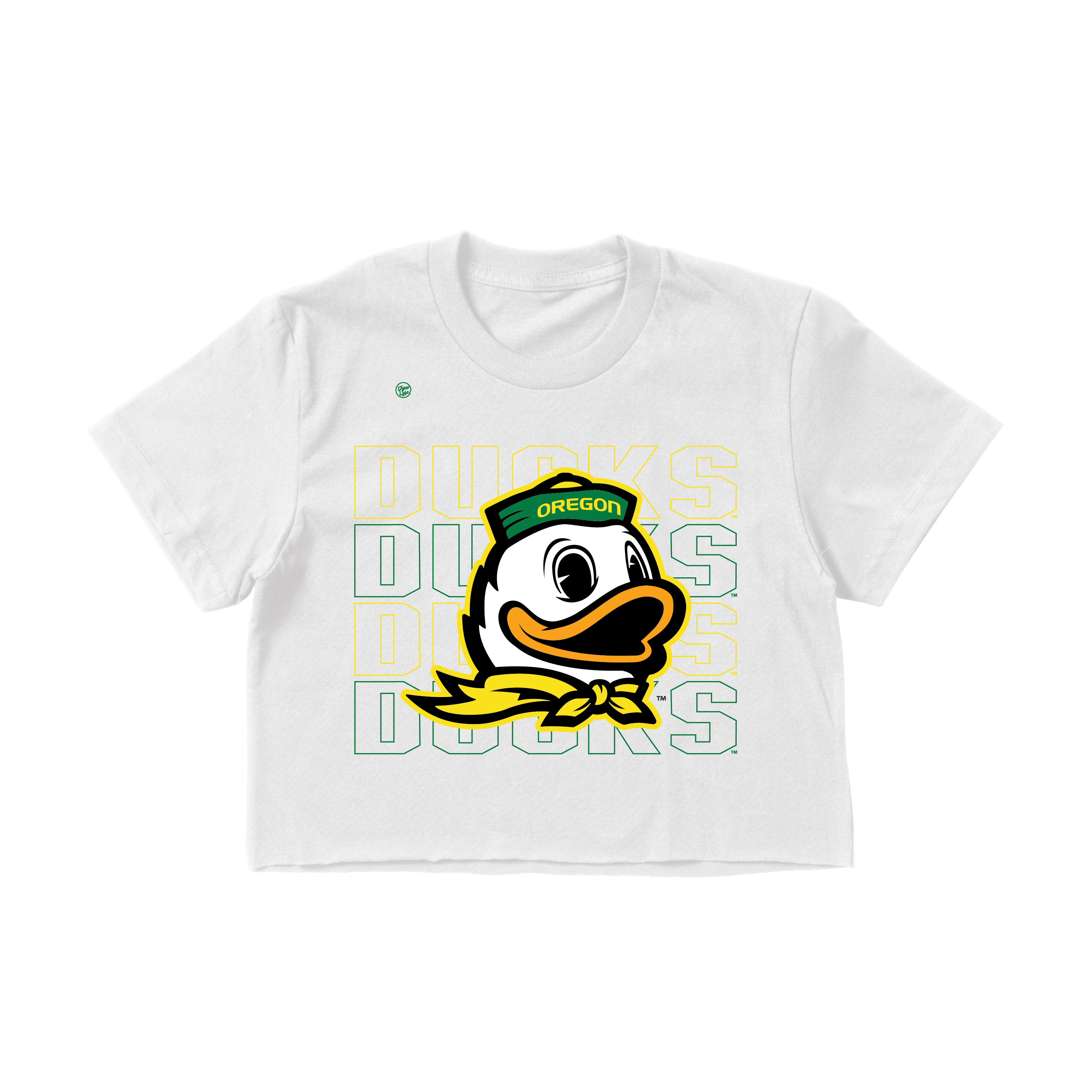 Oregon Ducks Women's Stacked Crop