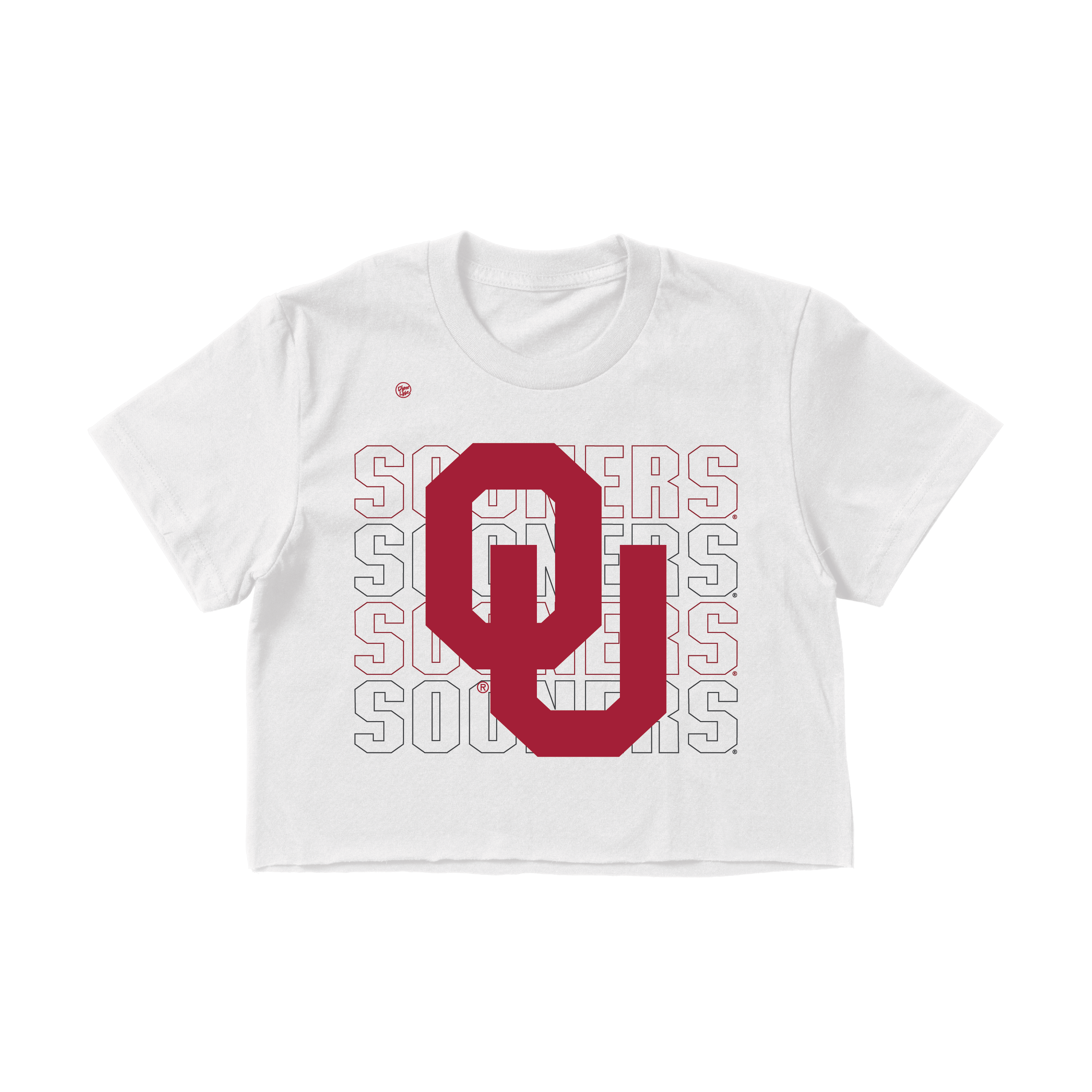 Oklahoma Sooners Women's Stacked Crop