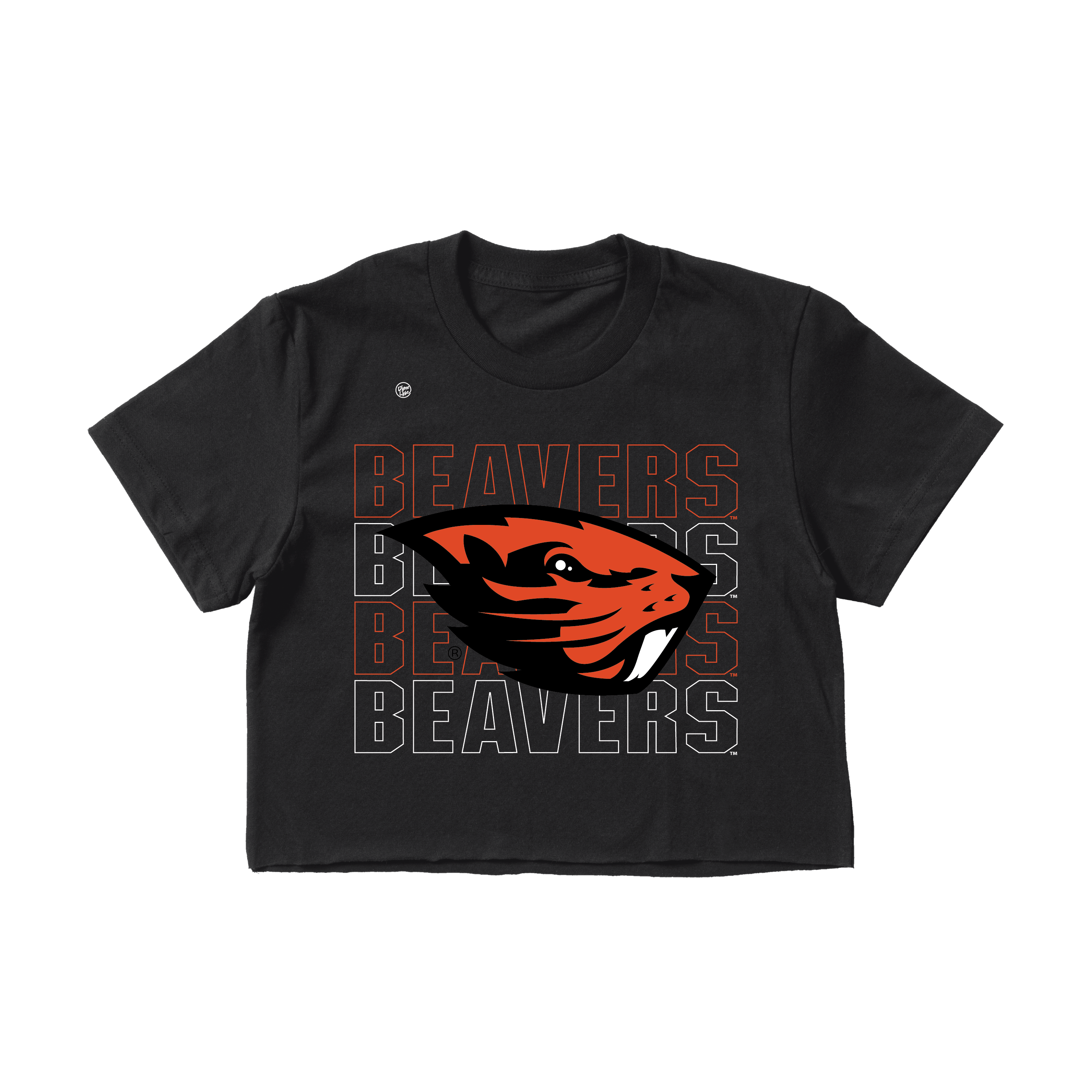 Oregon State Beavers Women's Stacked Crop