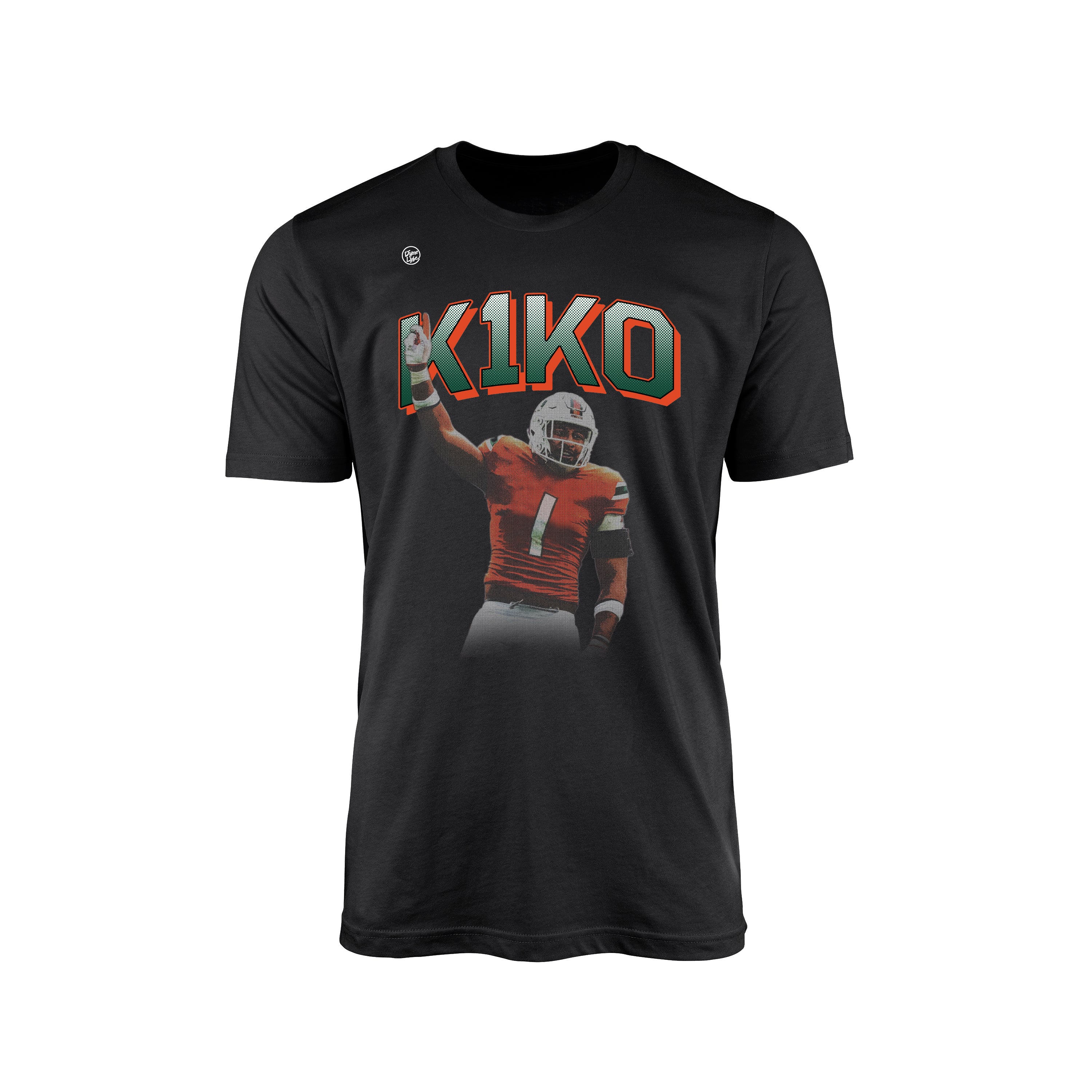 Miami Hurricanes Men's Kiko Ball Game Tee