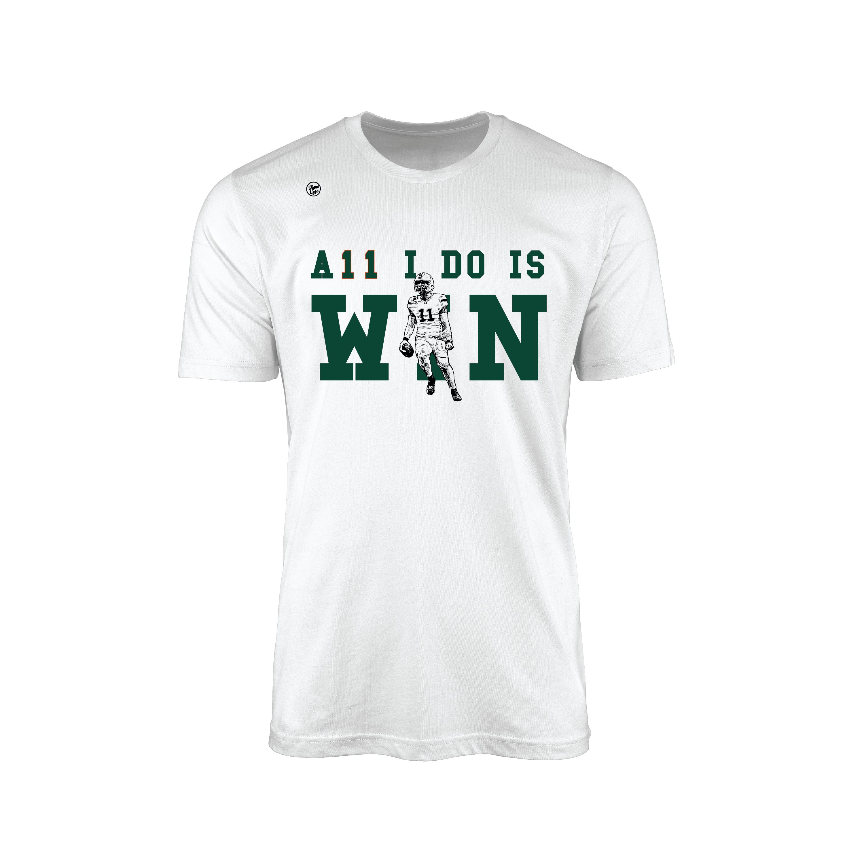 Miami Hurricanes Men's All I Do is Win Tee