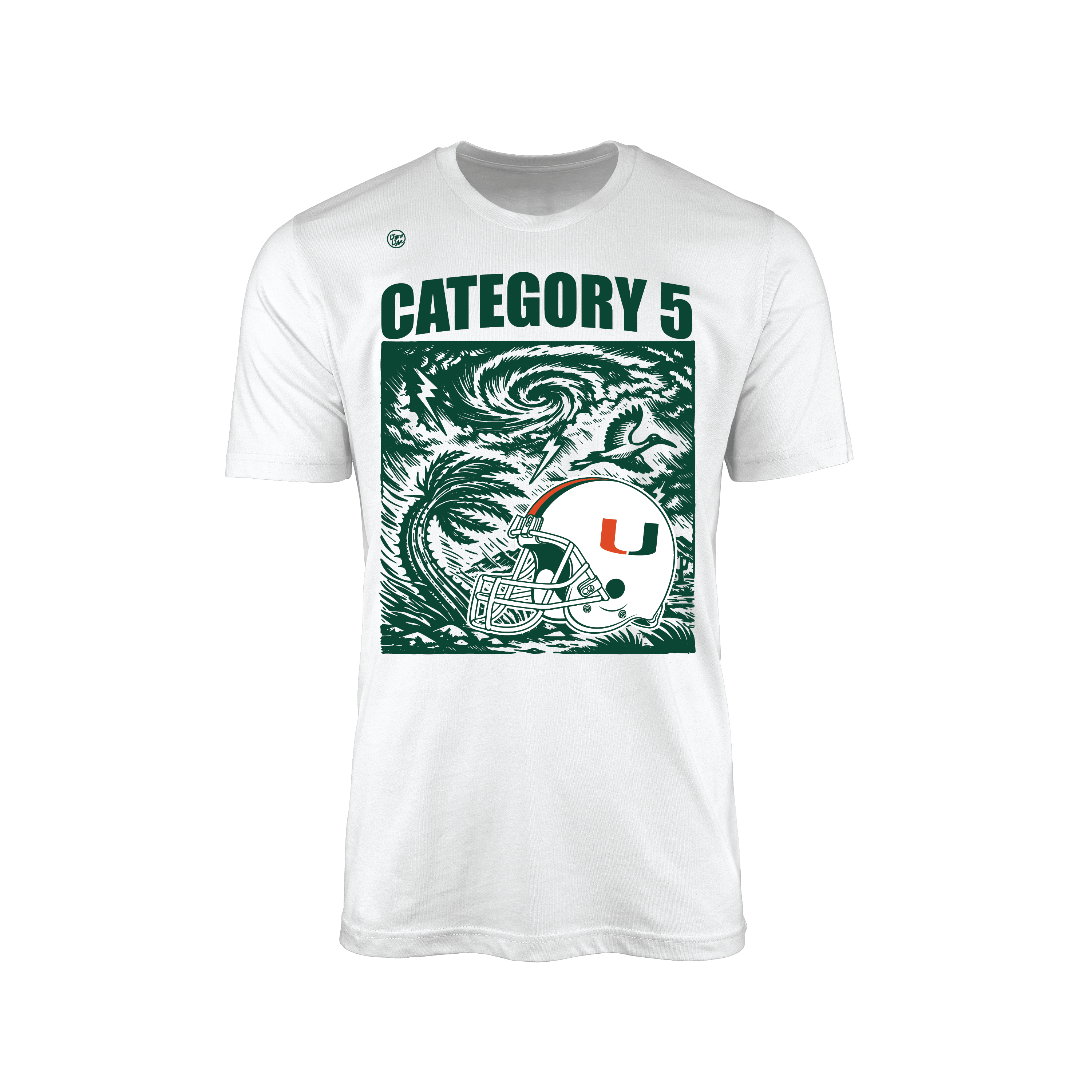 Miami Hurricanes Men's Category 5 Tee