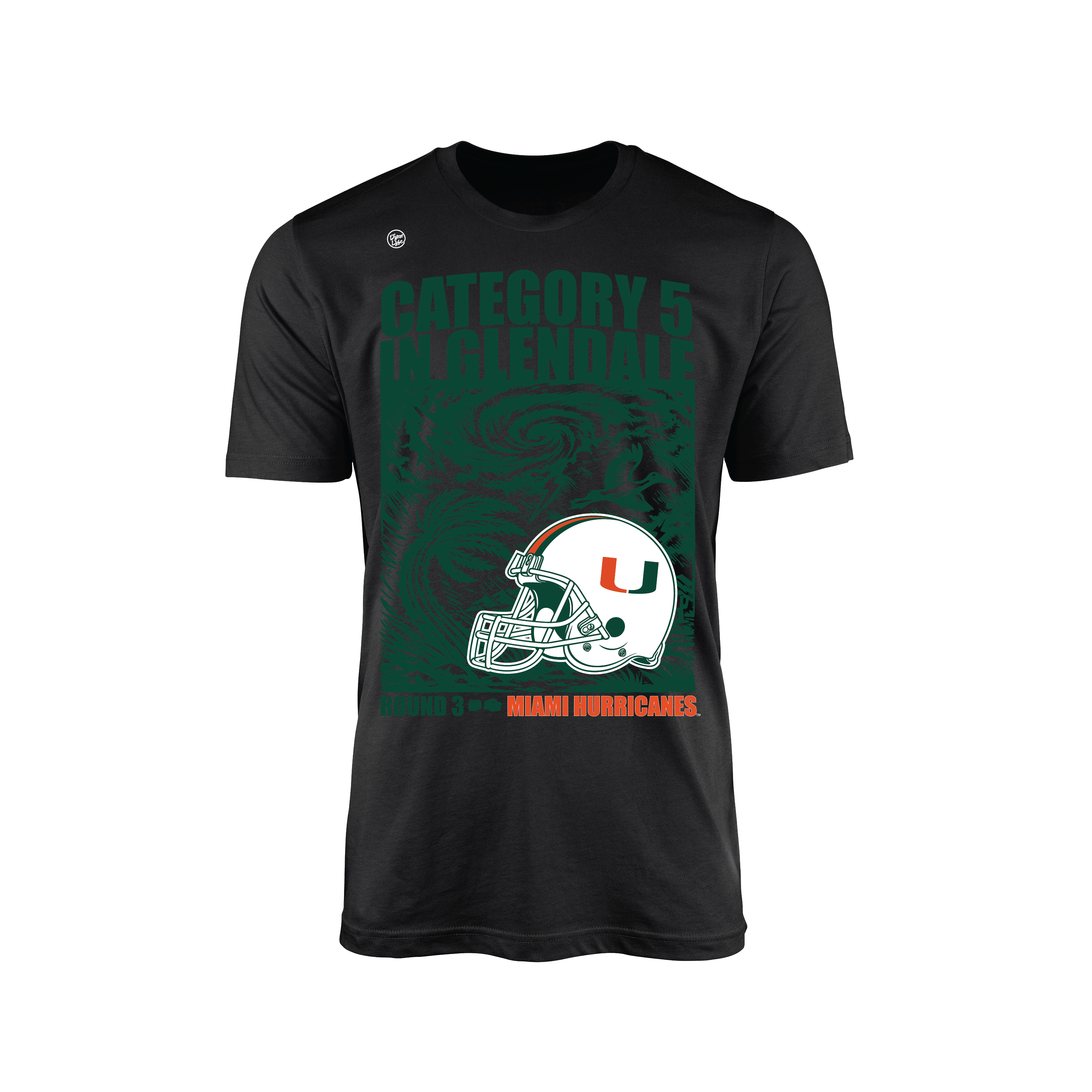 Miami Hurricanes Men's Round 3 Tee