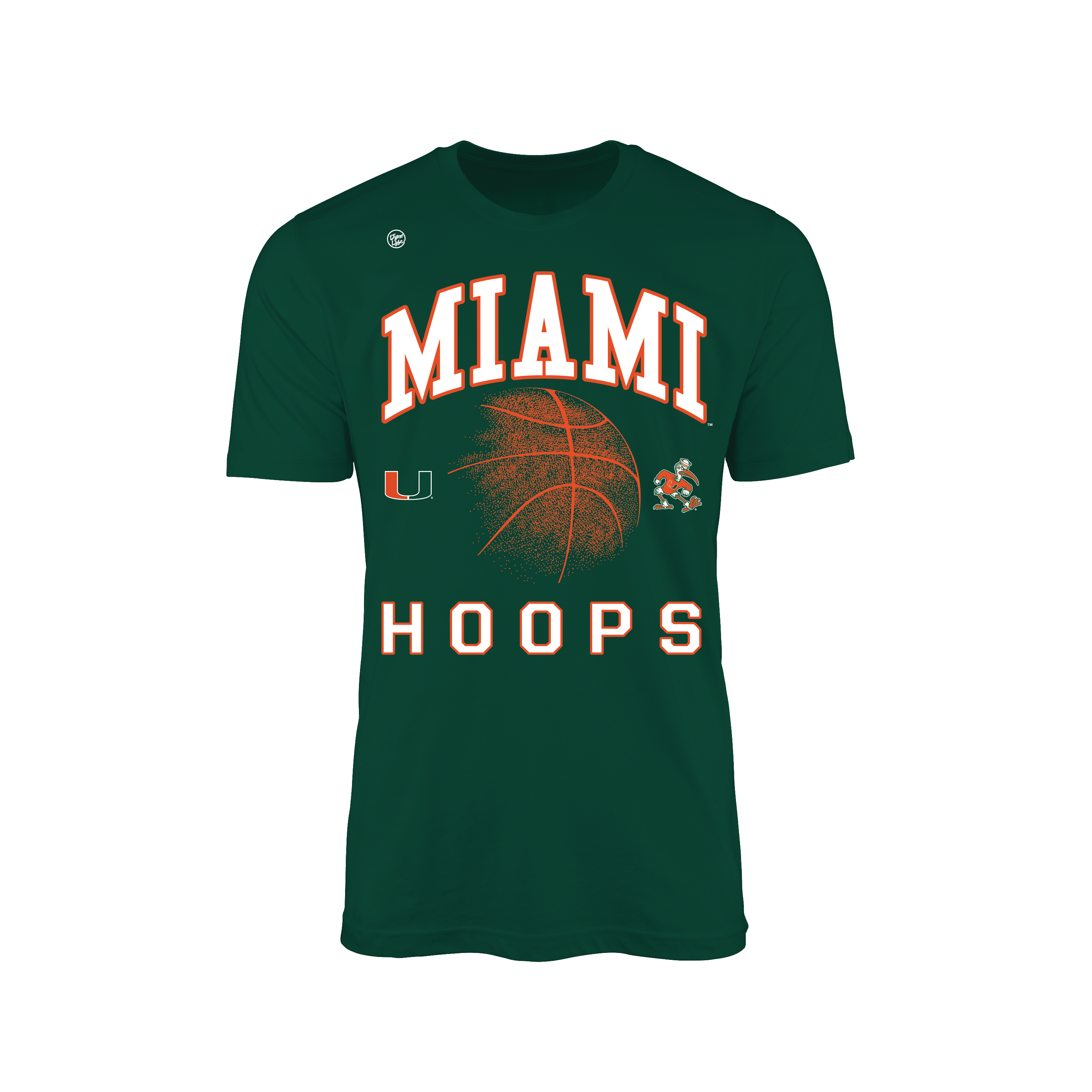 Miami Hurricanes Men's Hoopin' Tee