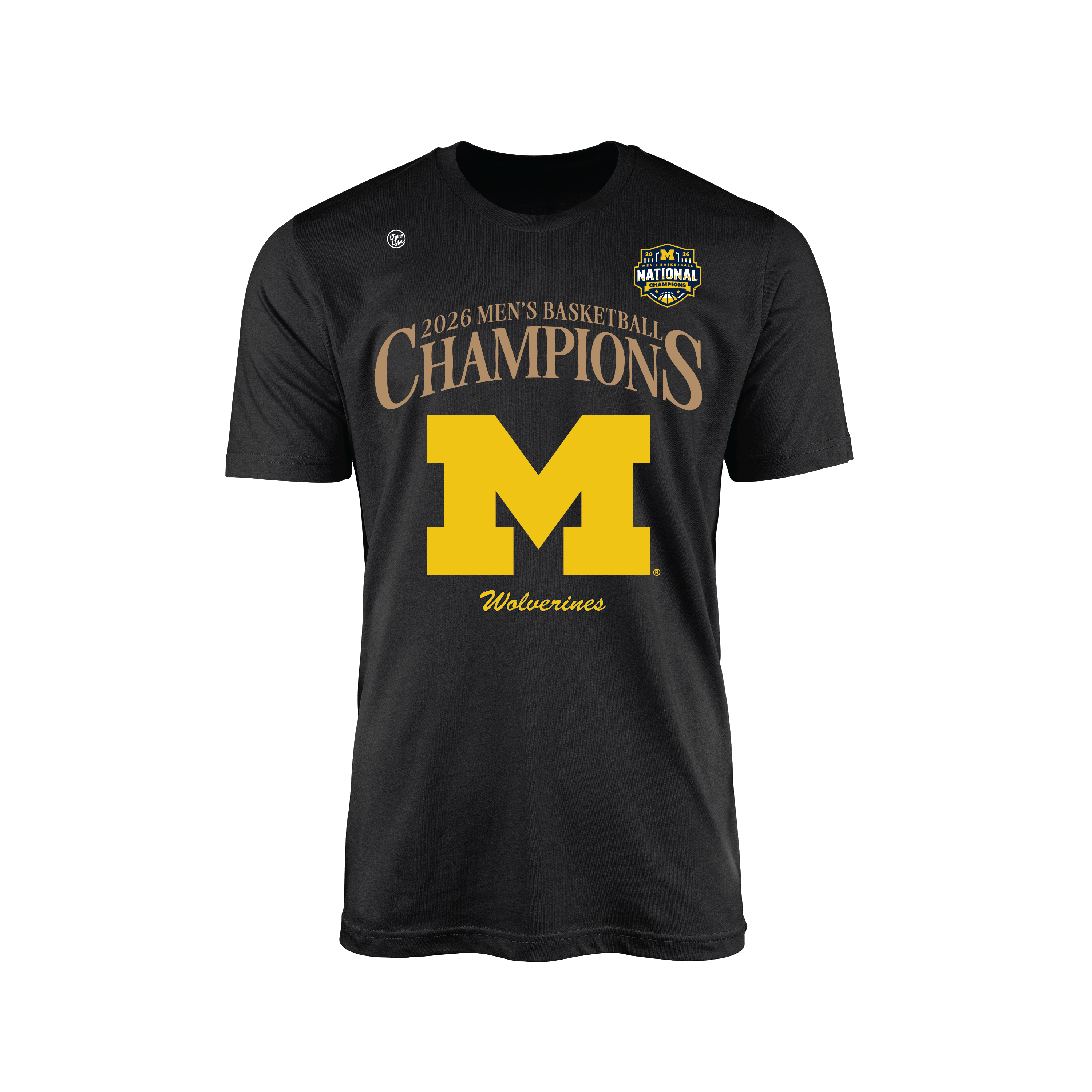 Michigan Wolverines Men's Block M Champs Tee