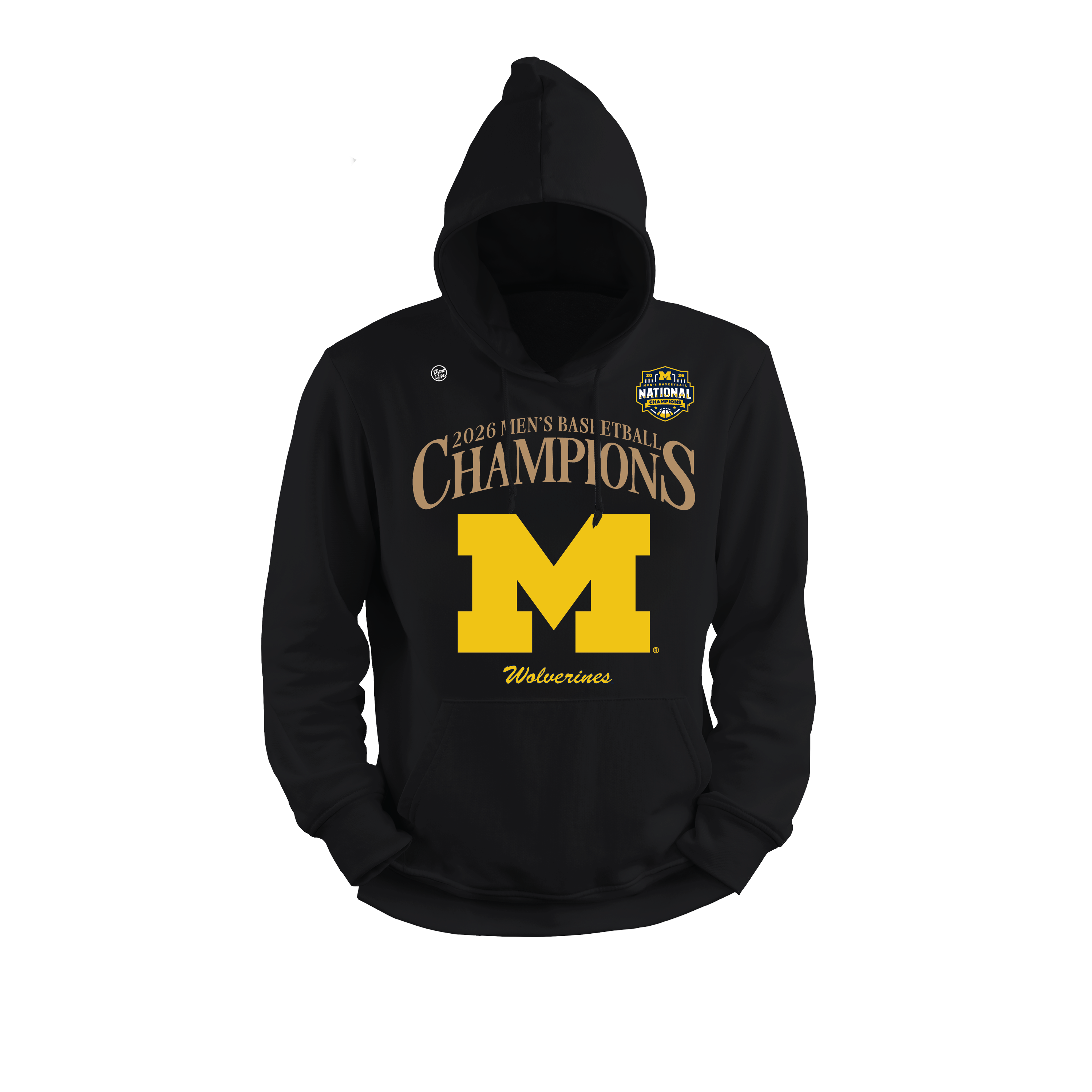 Michigan Wolverines Men's Block M Champs Hoodie