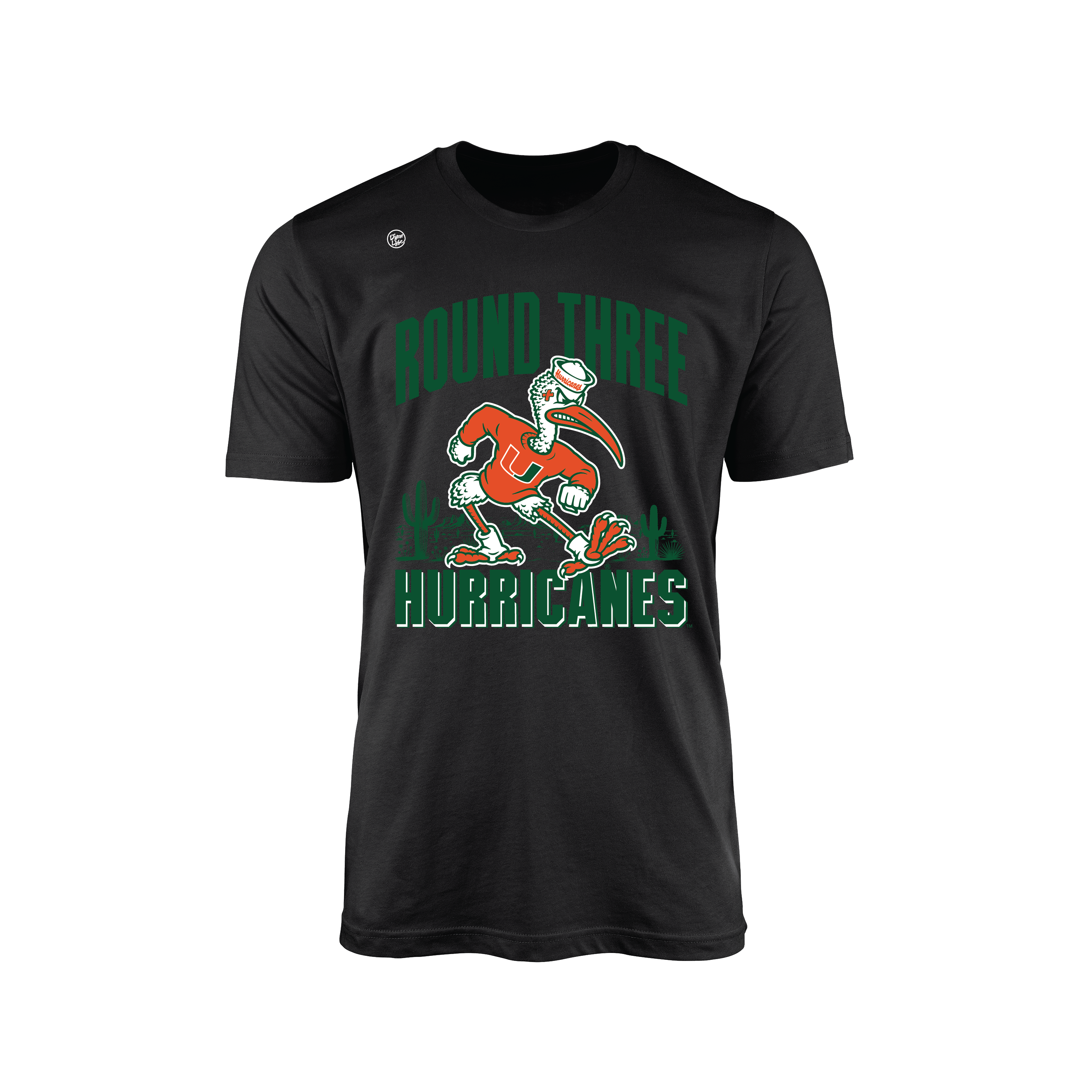 Miami Hurricanes Sebastian Round 3 Tee