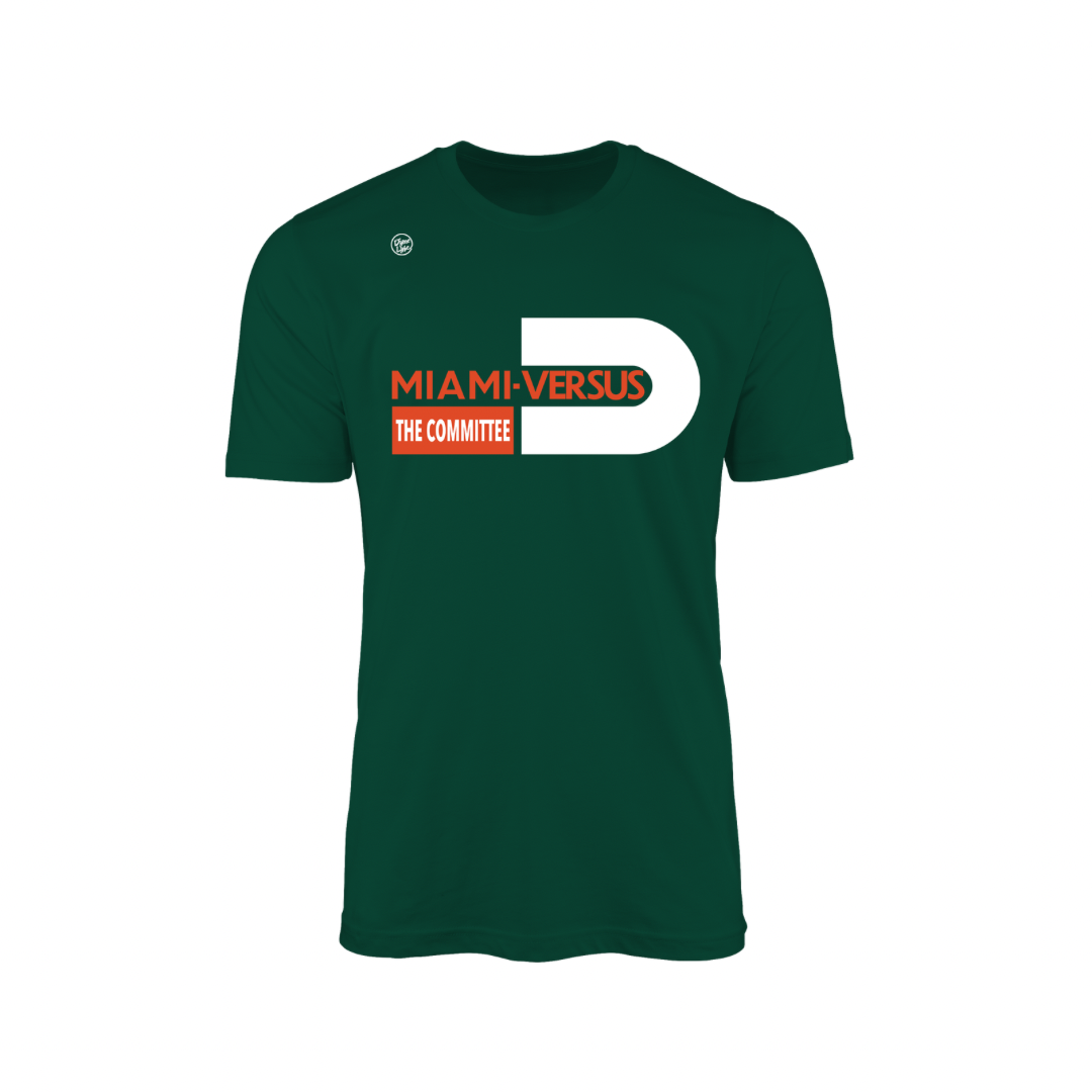Miami Hurricanes Men's Miami vs Committee Tee
