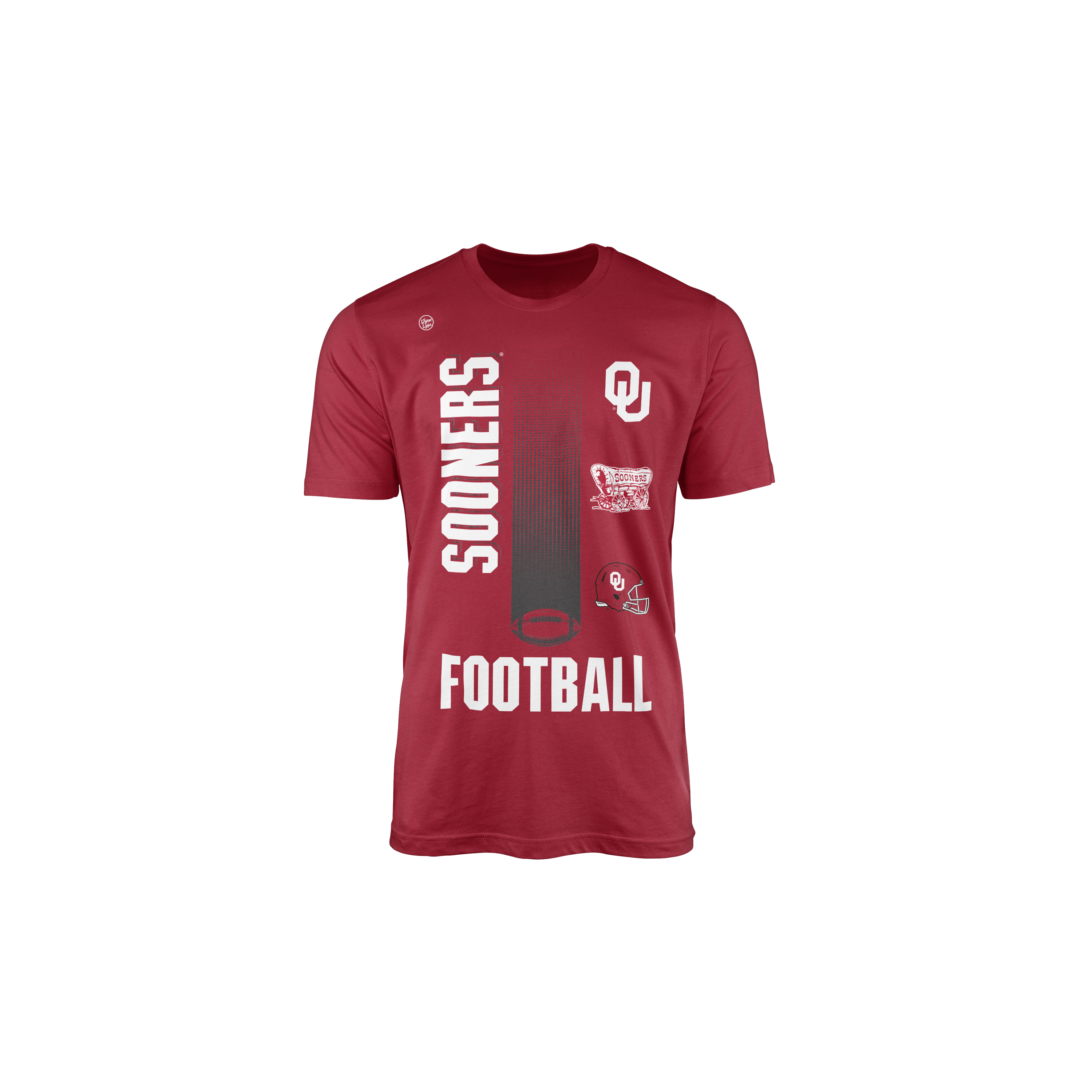 Oklahoma Sooners Youth Football Logo Tee