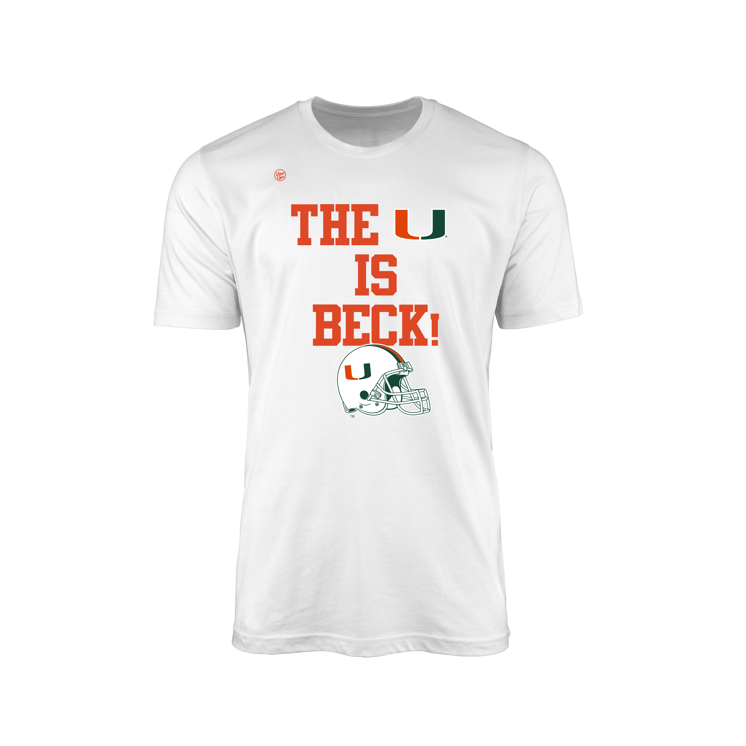 Miami Hurricanes Men's U is Beck Tee