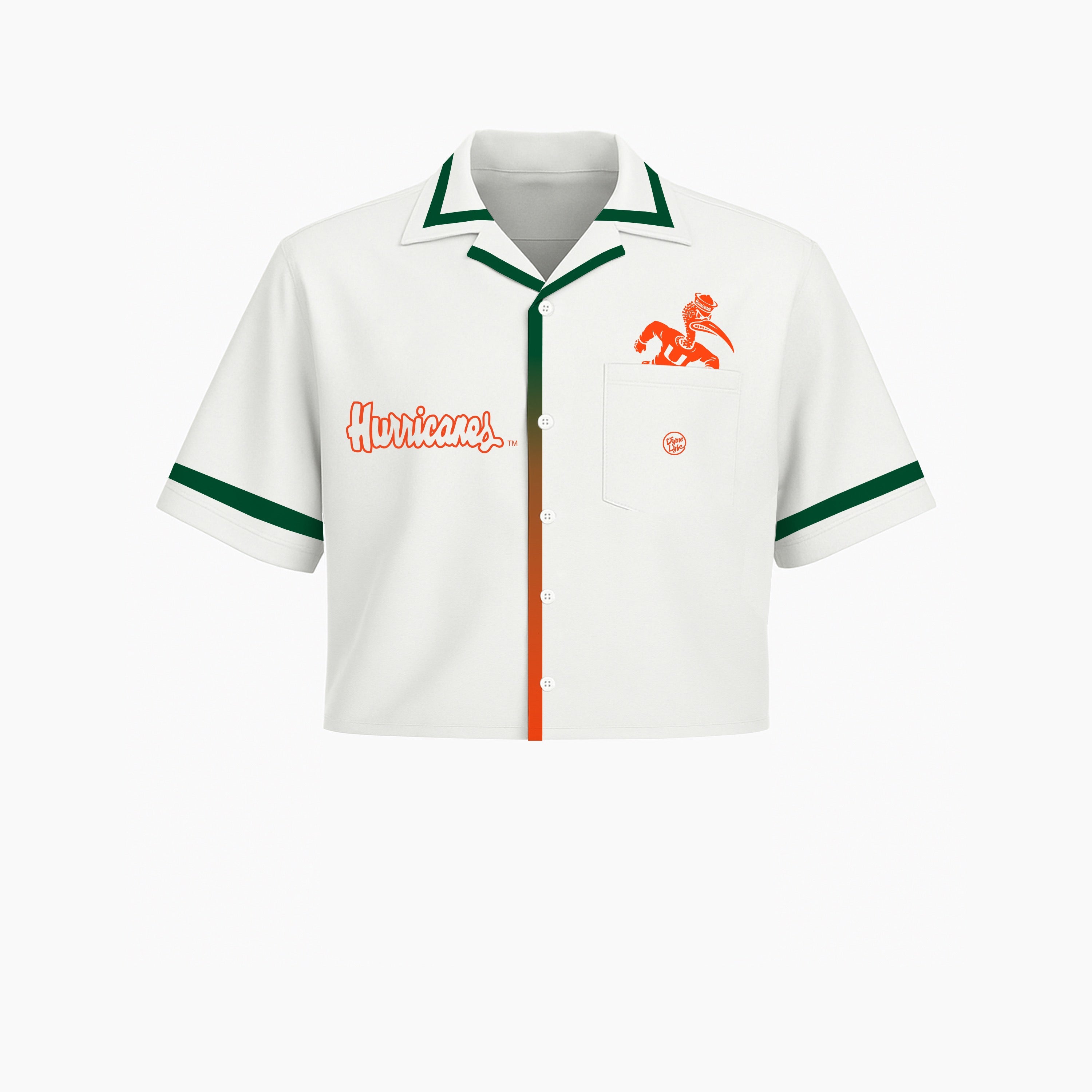 Miami Hurricanes Women's Grove Button Up