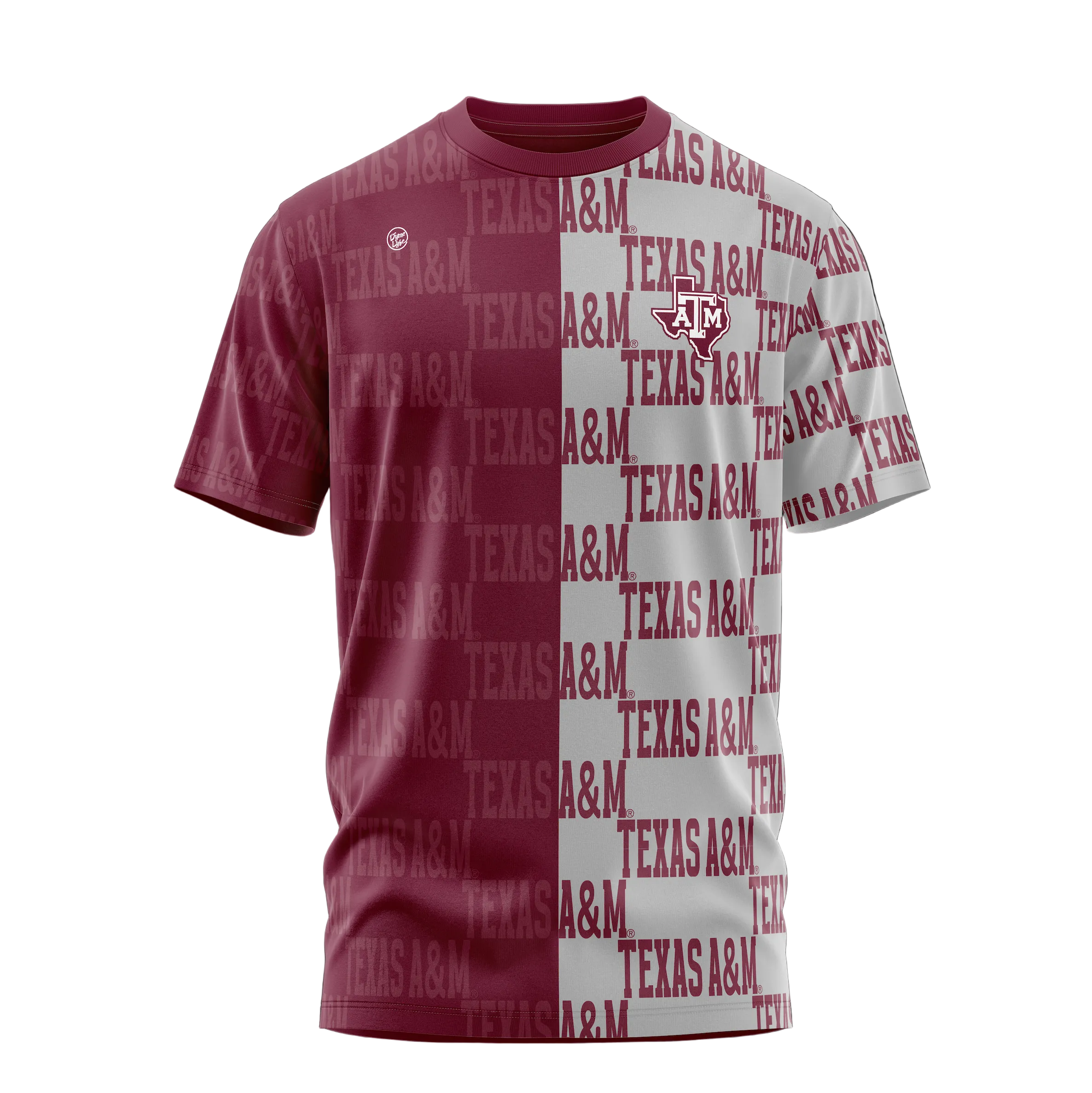 Texas A&M Aggies Men's Checkered Tee