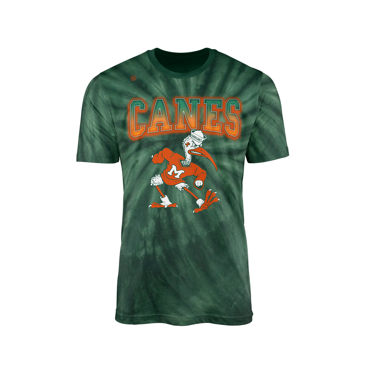 Miami Hurricanes Men's Tie Dye Team Tee