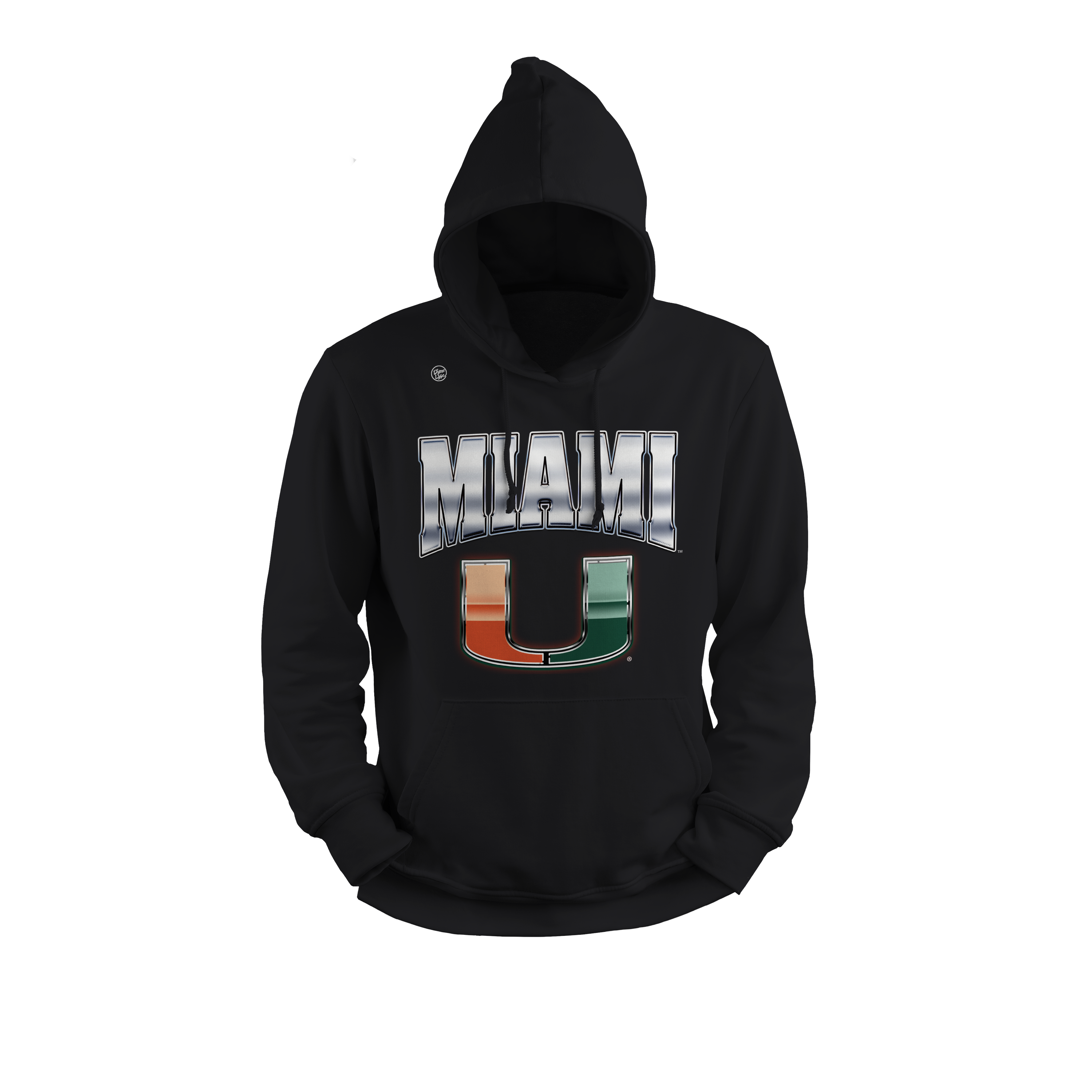 Miami Hurricanes Men's Mirror Hoodie