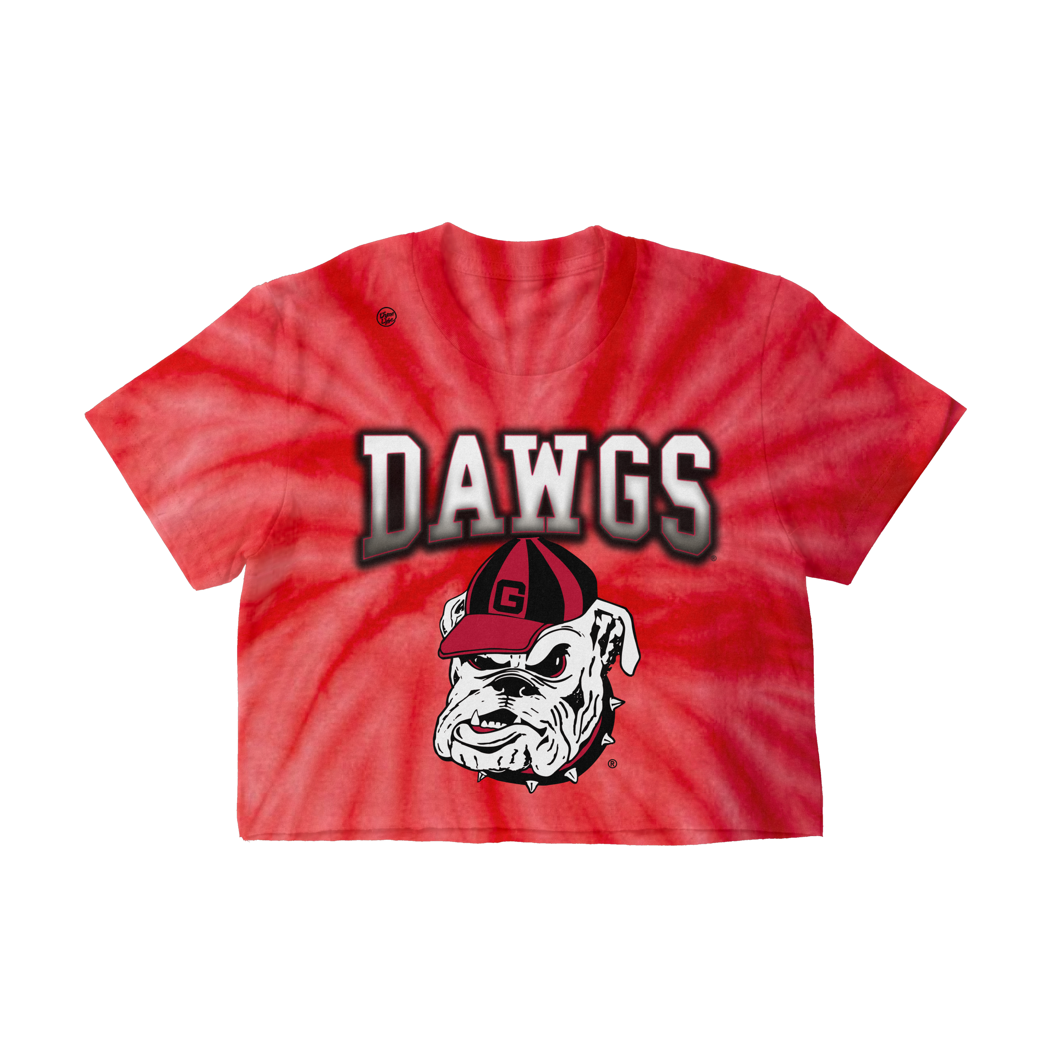 Georgia Bulldogs Women’s Tie Dye Team Crop Top