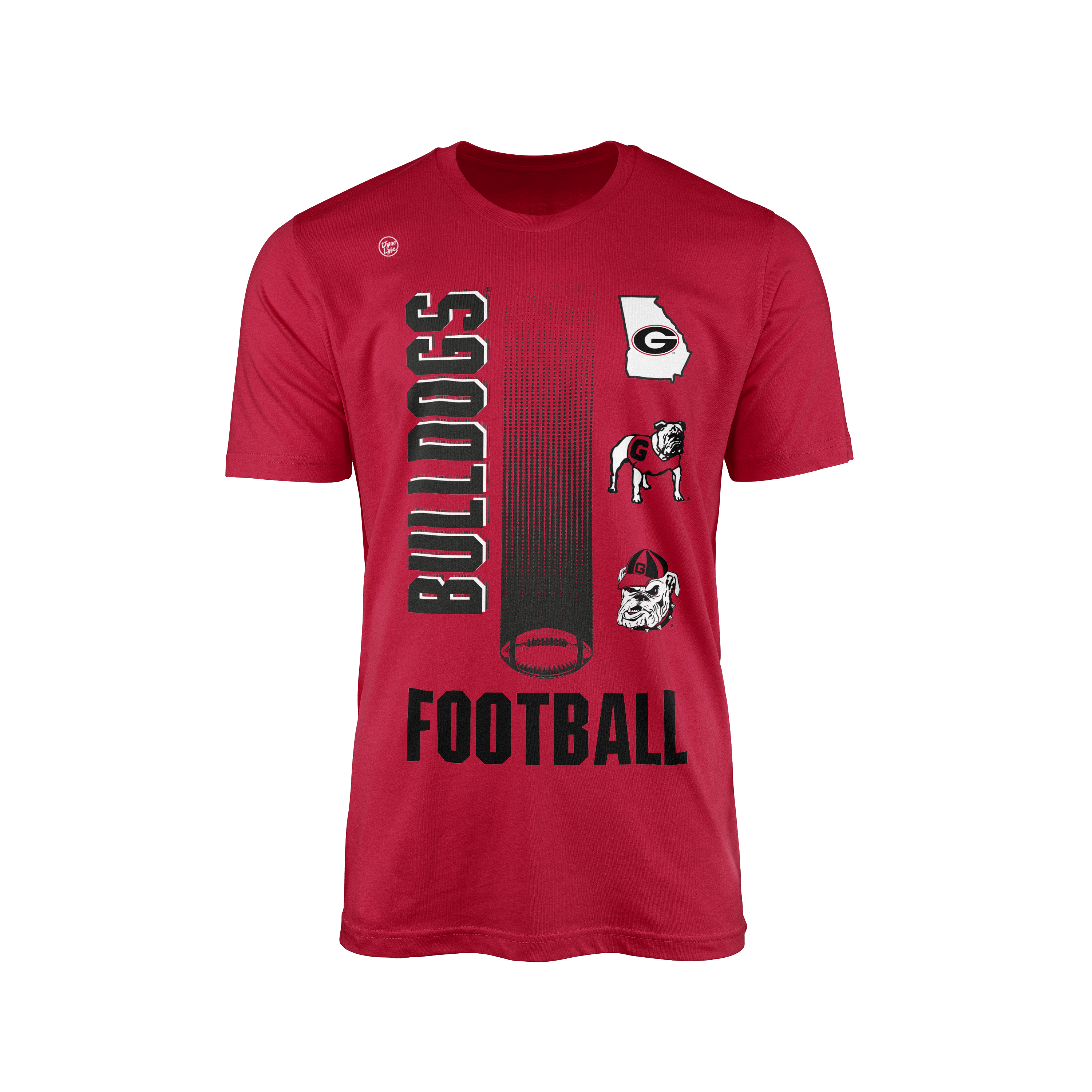 Georgia Bulldogs Men’s Football Logo Tee