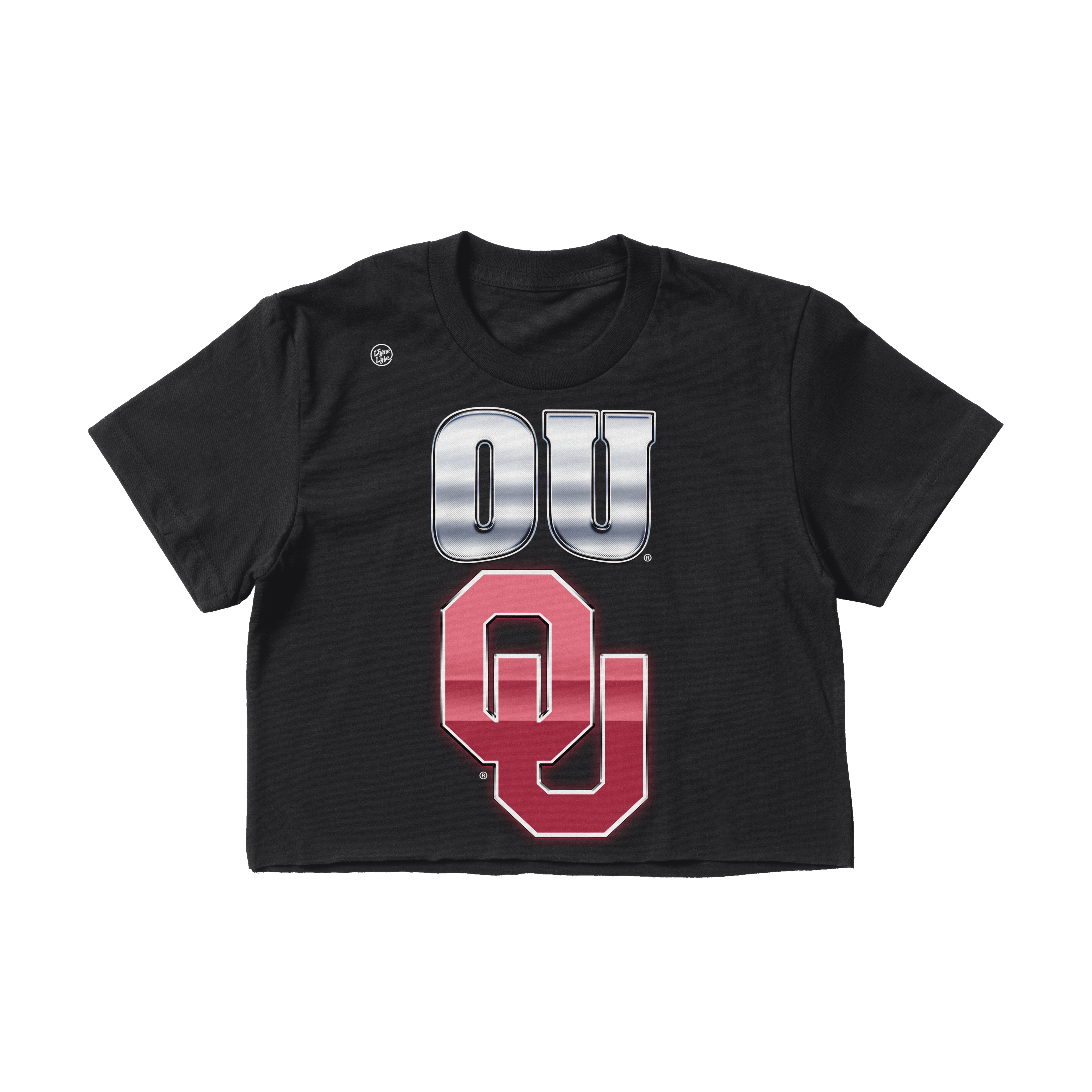 Oklahoma Sooners Women's Mirror Crop