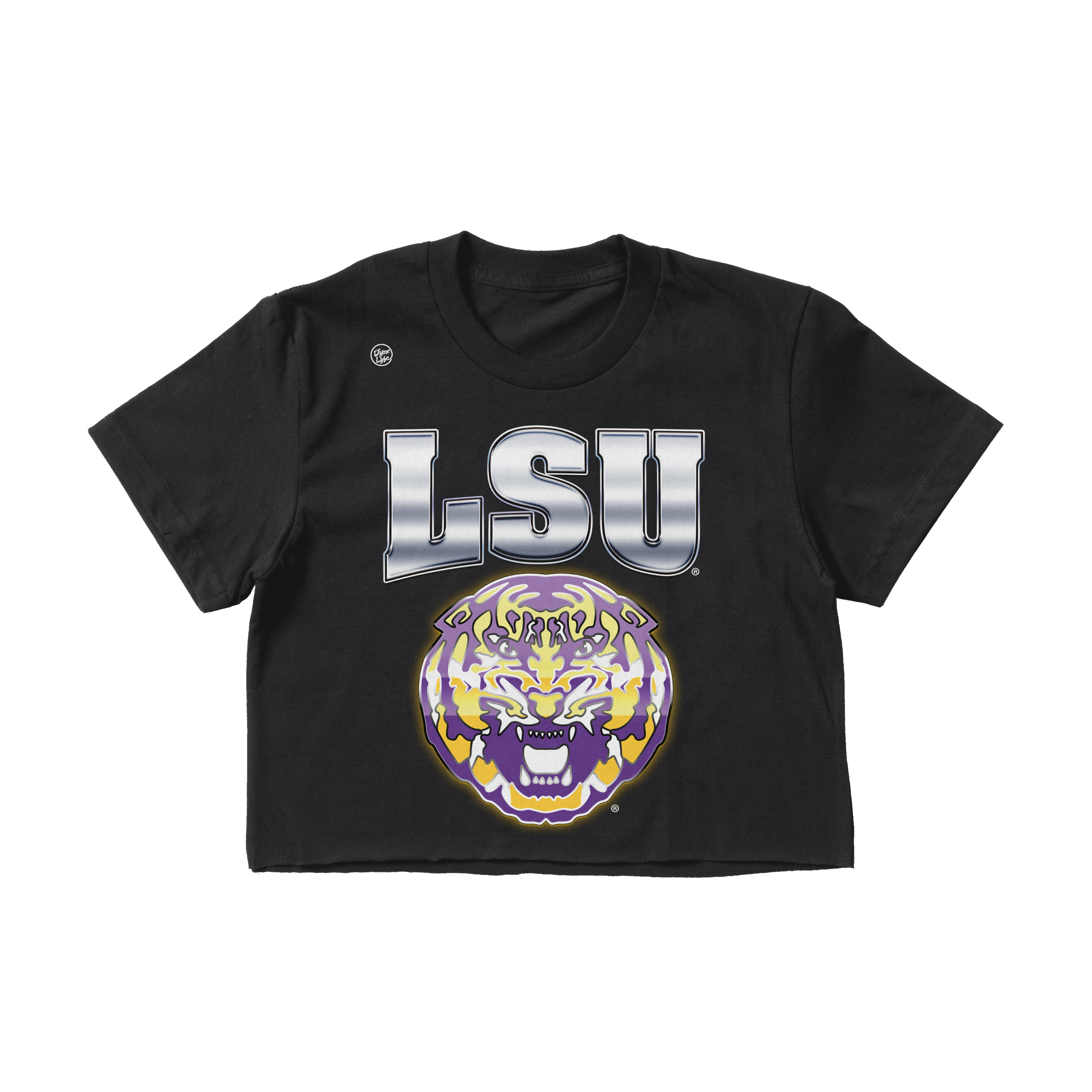 LSU Tigers Women's Mirror Crop