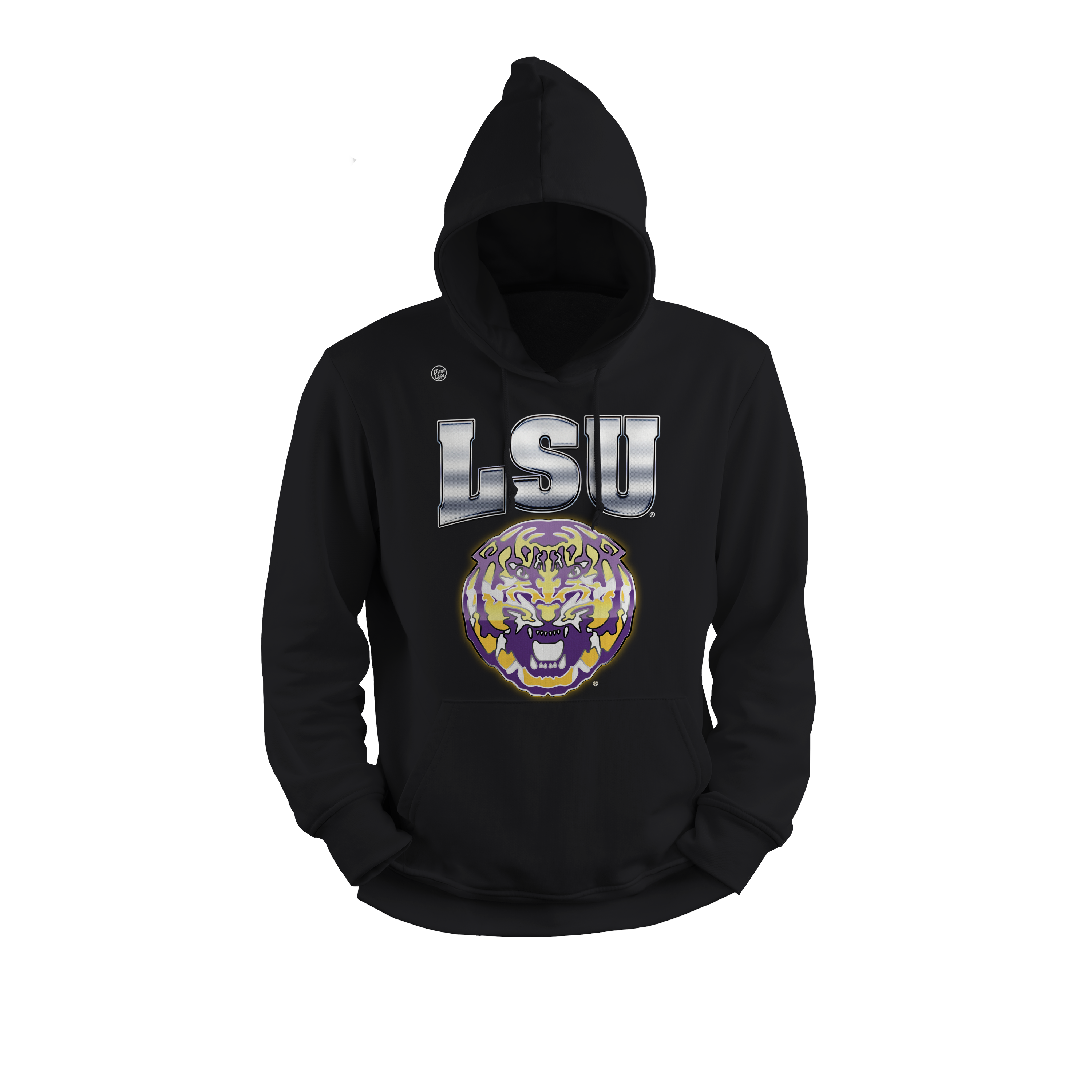 LSU Tigers Men's Mirror Hoodie