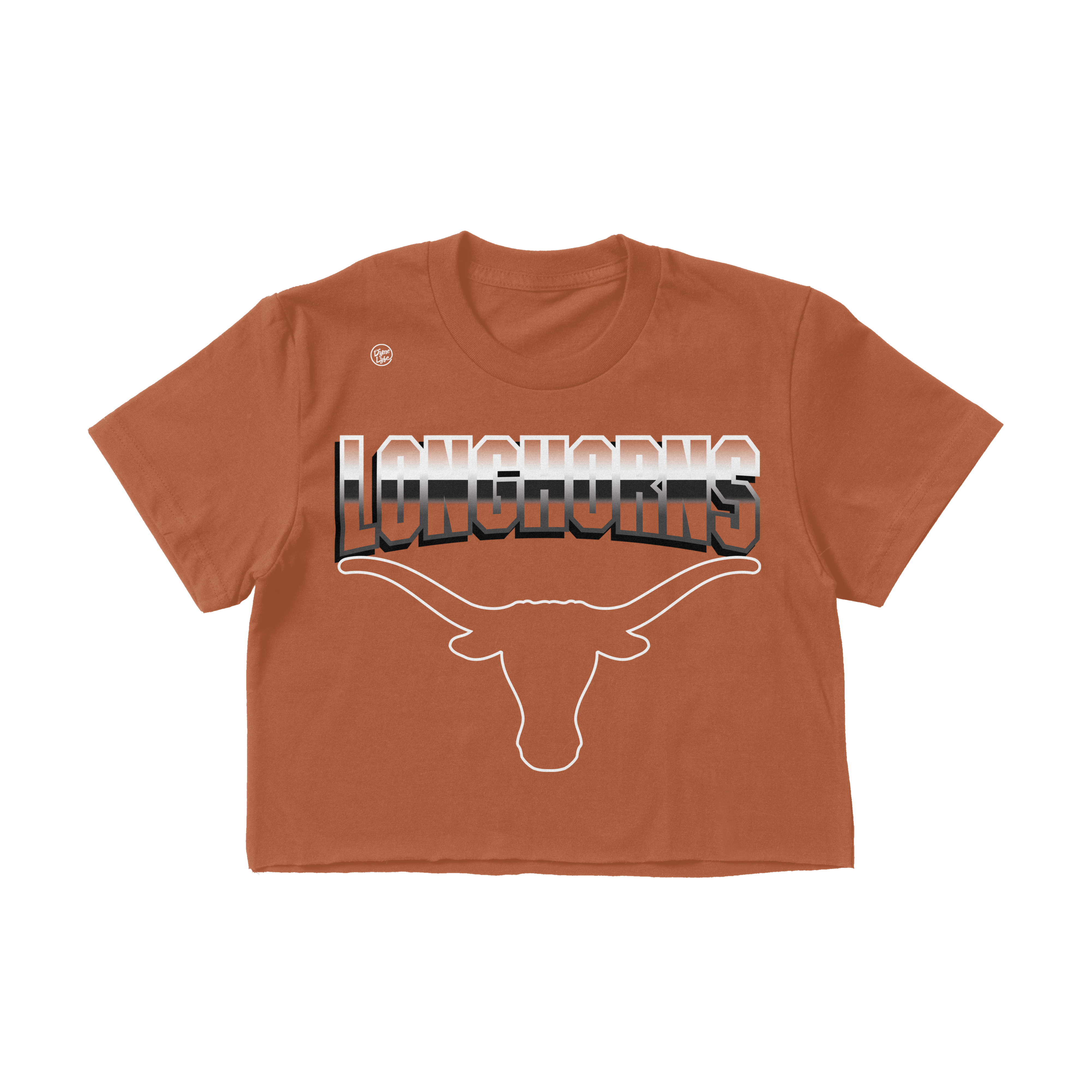 Texas Longhorns Women's Big Logo Crop