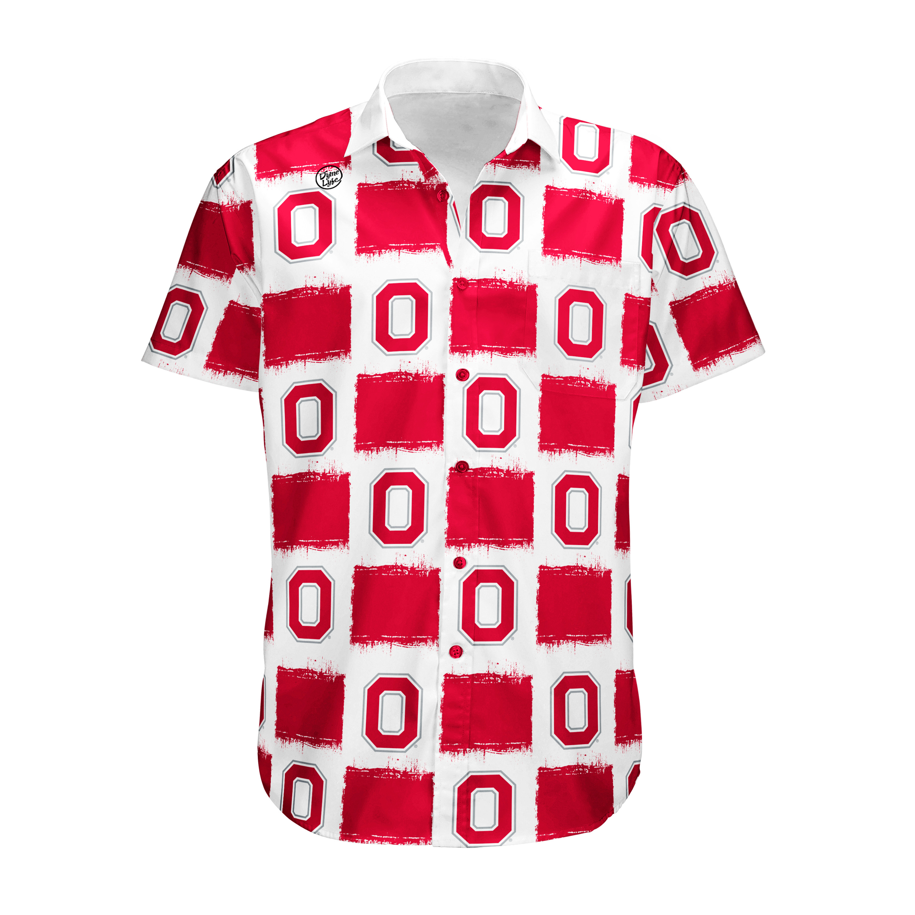 Ohio State Buckeyes Men’s Big Block Button Up