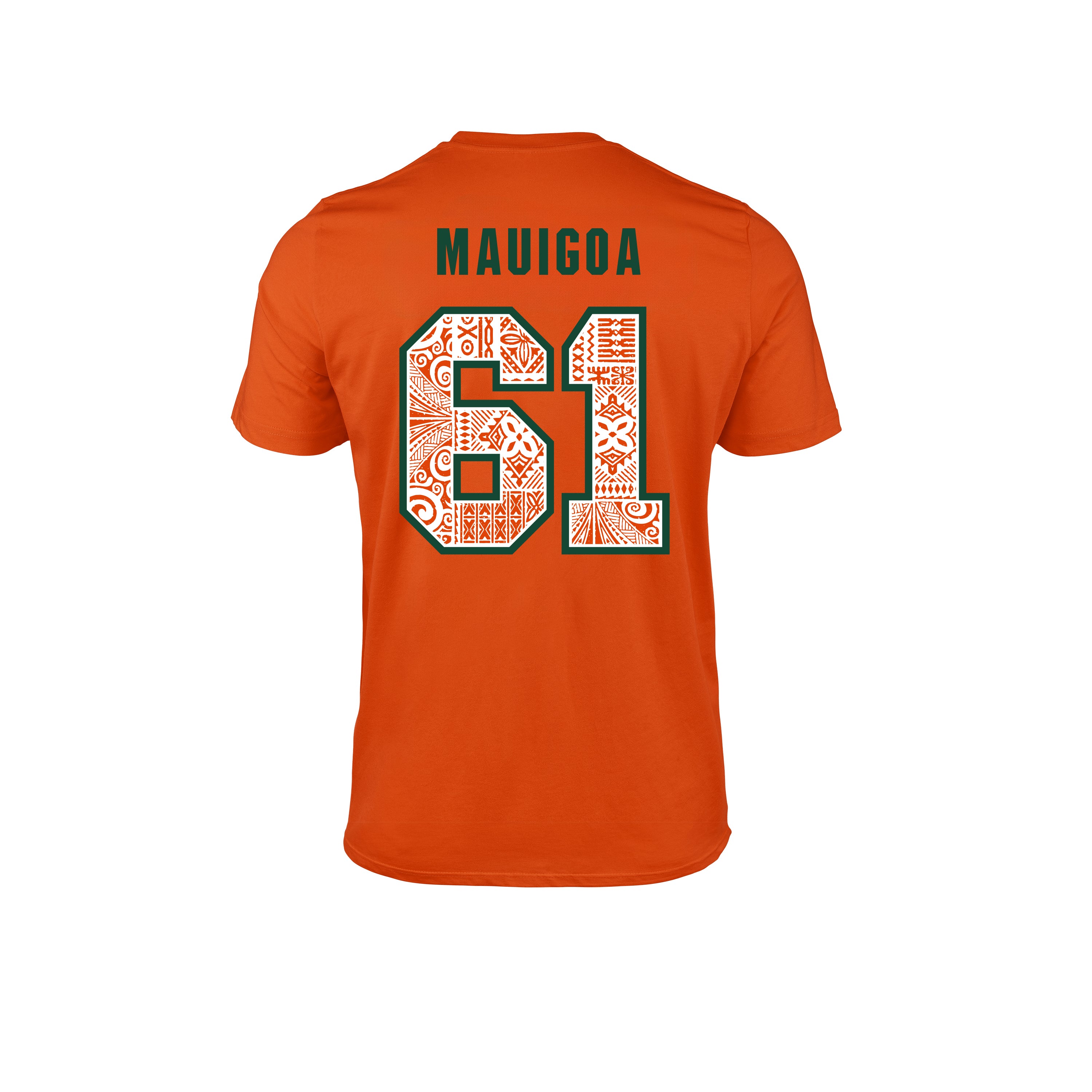 Miami Hurricanes Men's Francis Name & Number Tee