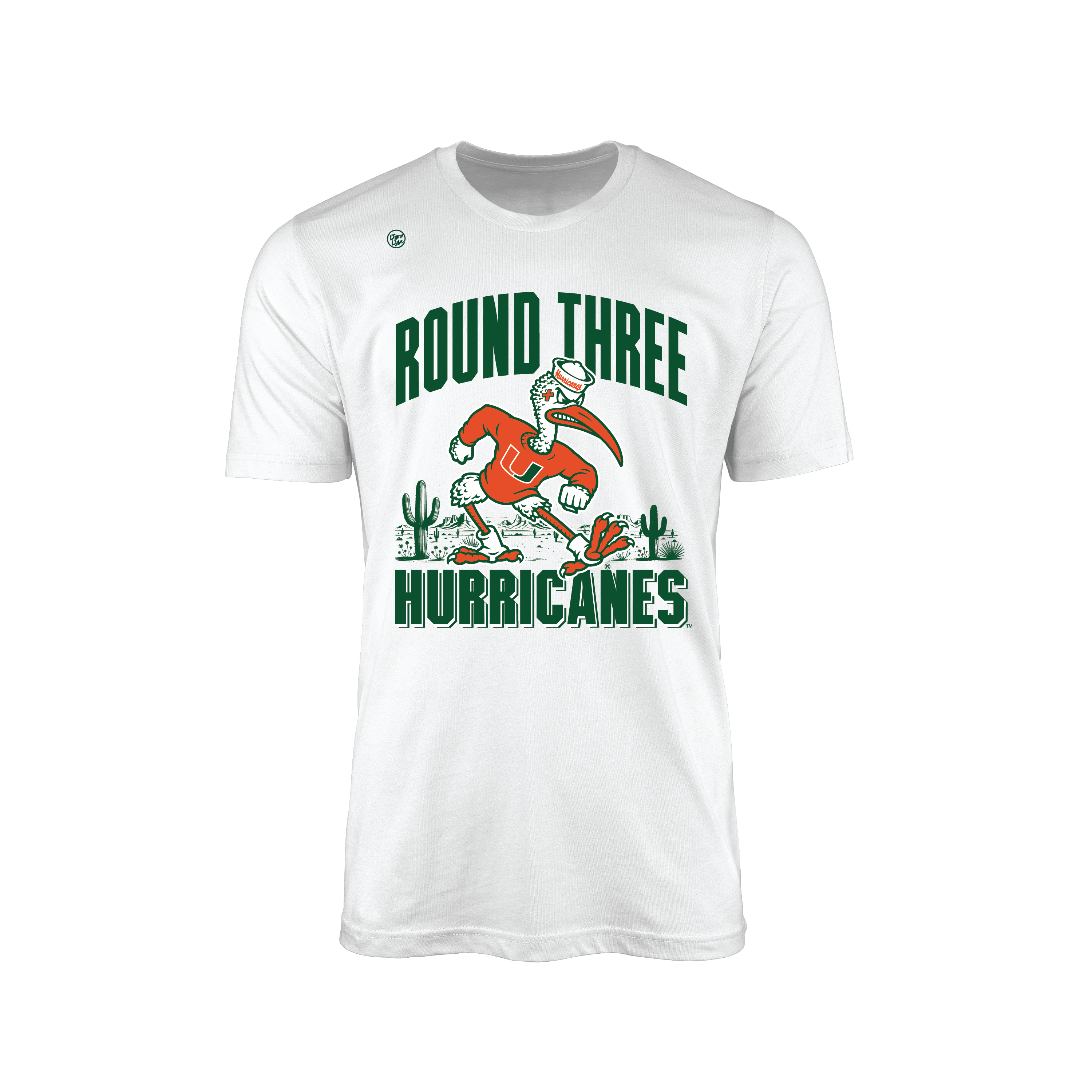 Miami Hurricanes Sebastian Round 3 Tee