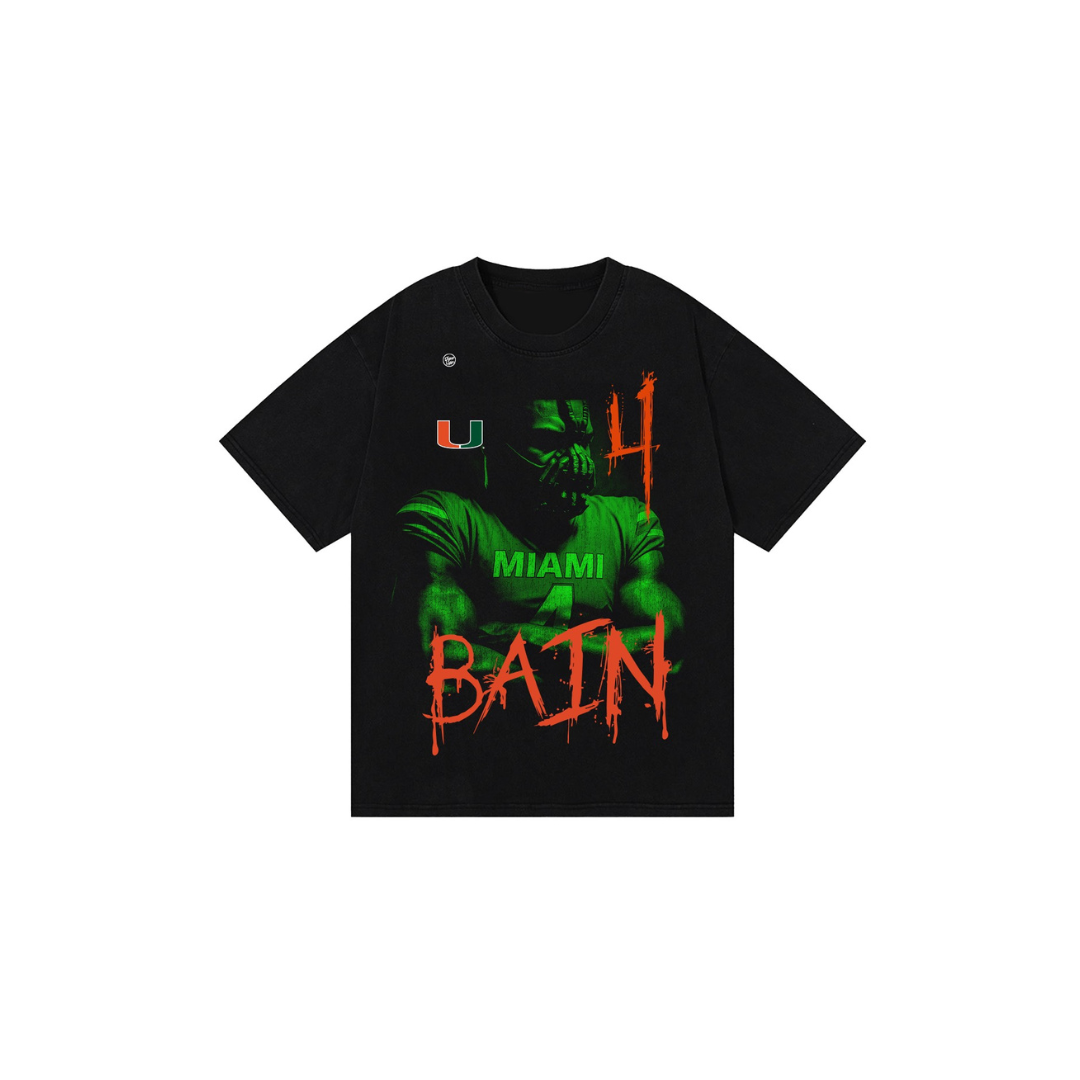 Miami Hurricanes Youth Vintage Bain Tee