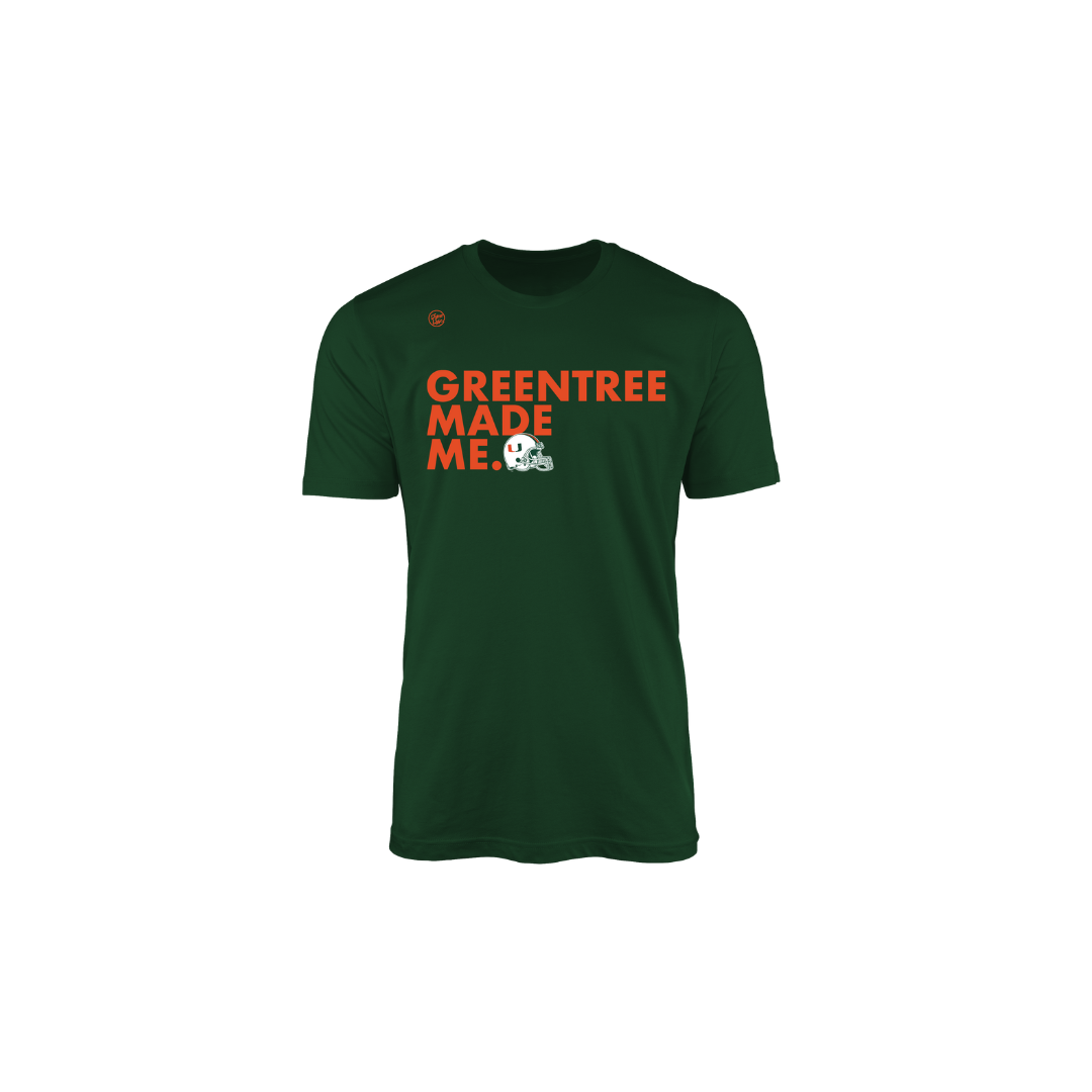 Youth Miami Hurricanes Greentree Made Me Tee