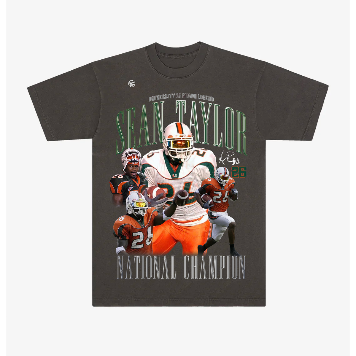 Miami Hurricanes Men's Sean Taylor 2001 Rap Tee
