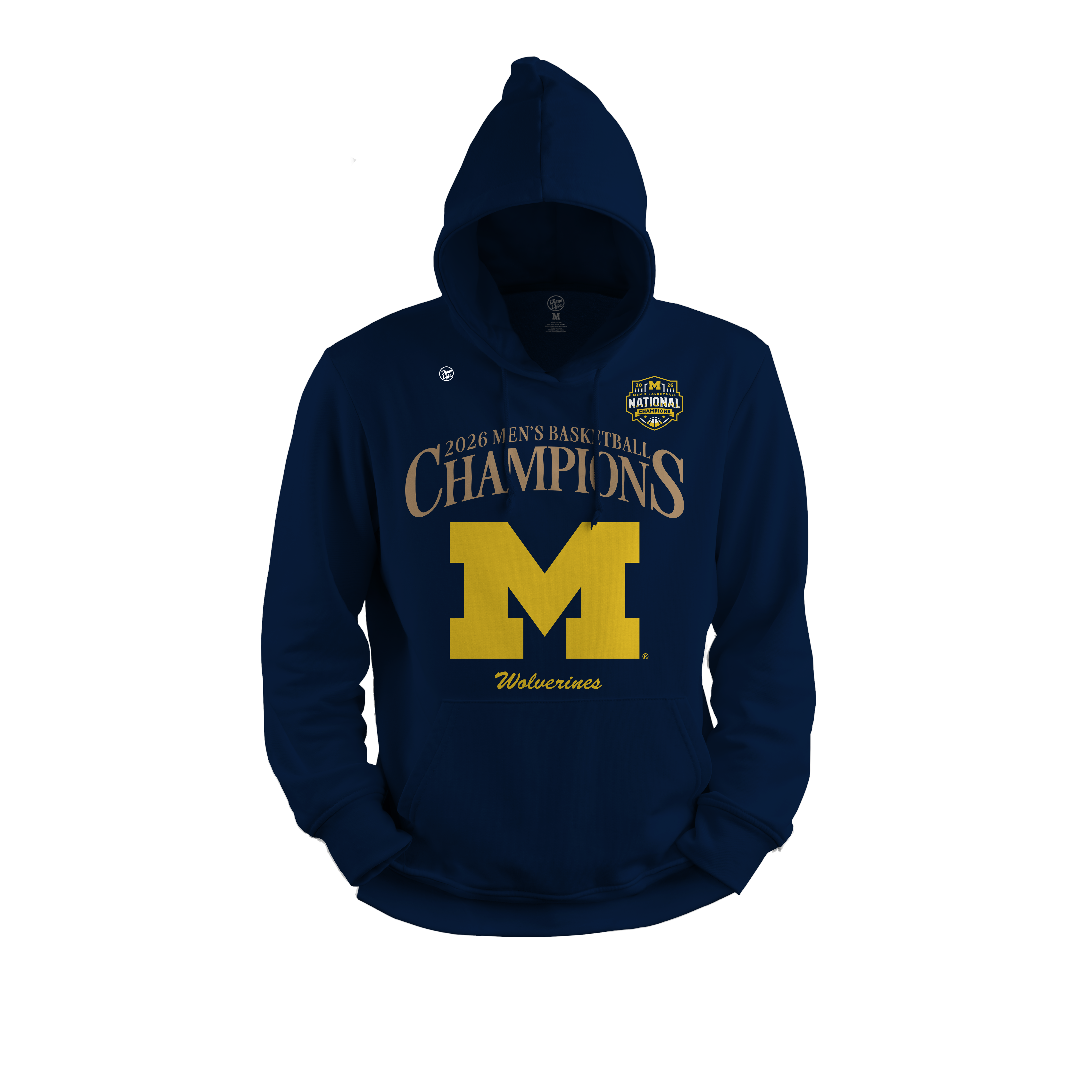 Michigan Wolverines Men's Block M Champs Hoodie