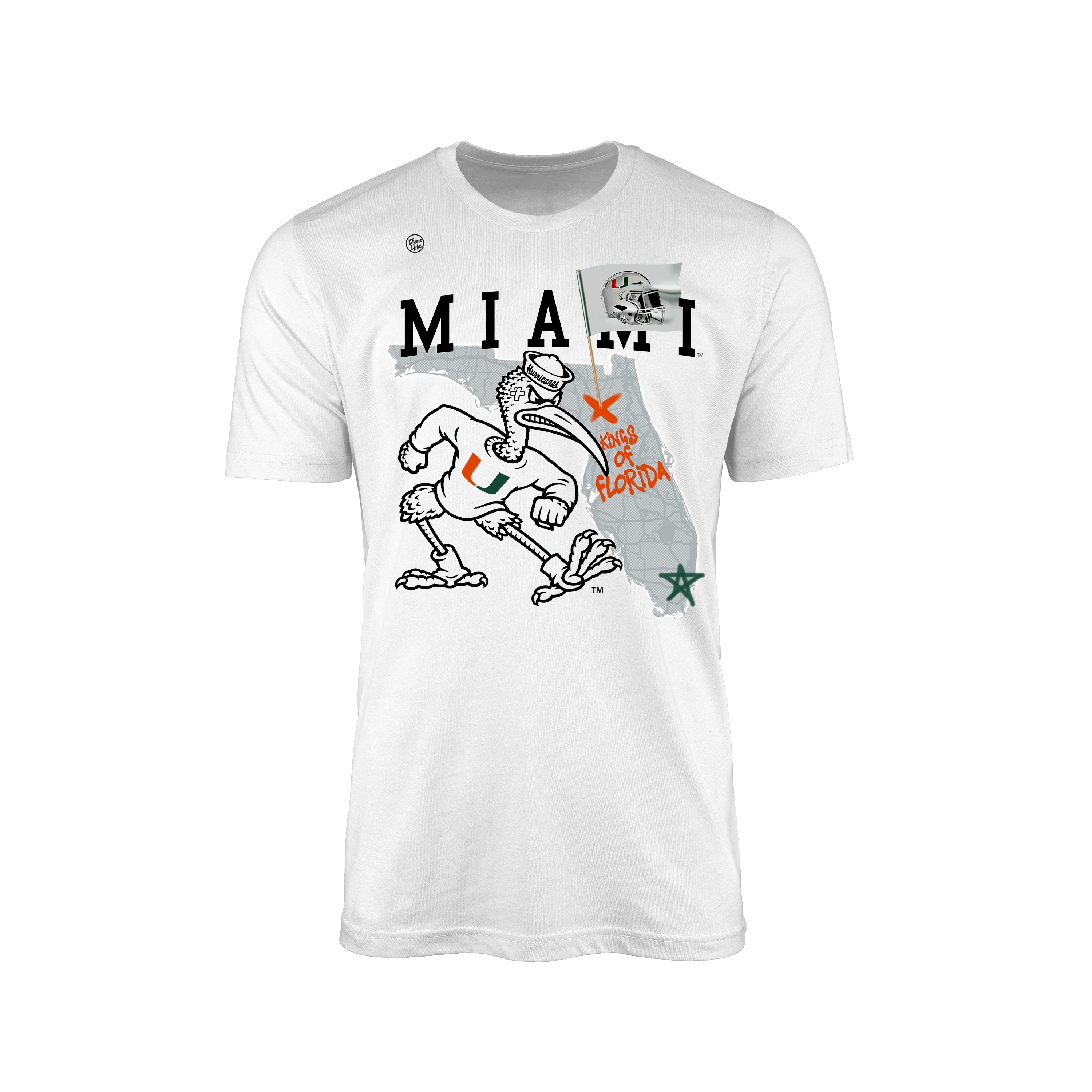 Miami Hurricanes Men's Plant The Flag Tee