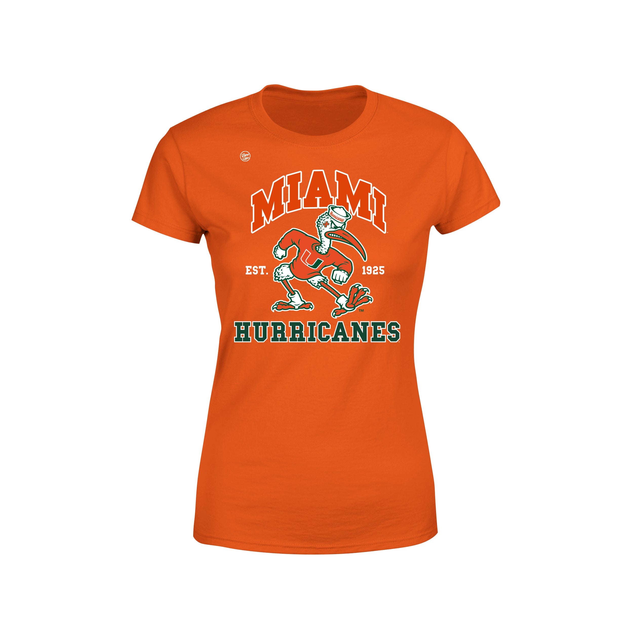 Miami Hurricanes Women’s Est. Crewneck Tee